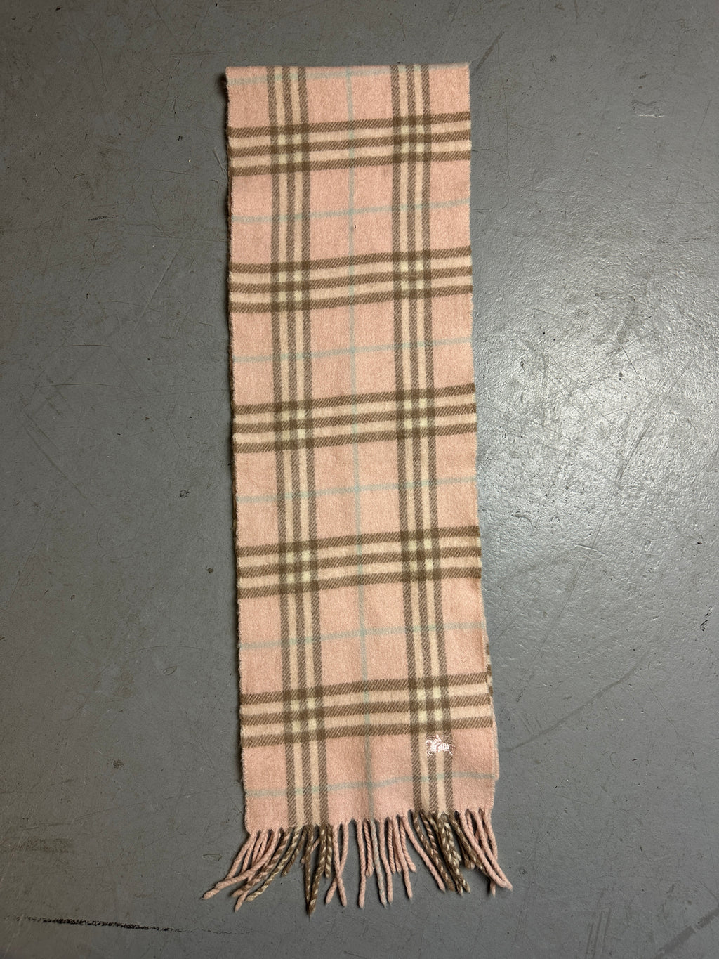 Produktbild Vintage Pink Burberry Knit Scarf
