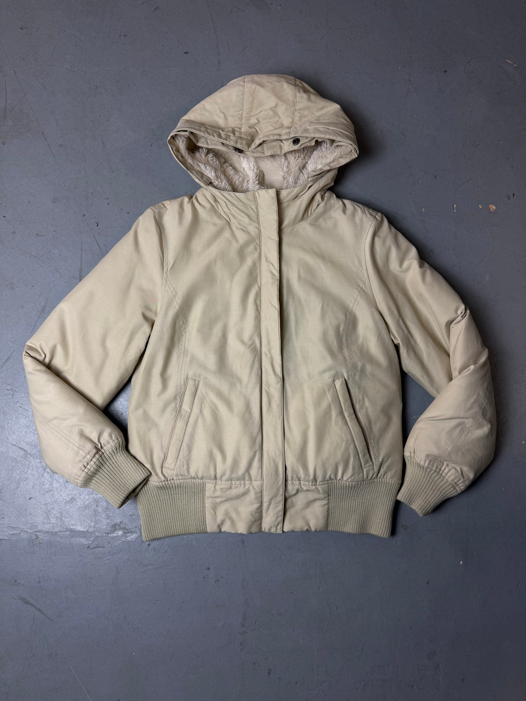 Vintage Woolrich Beige Winter Jacket L