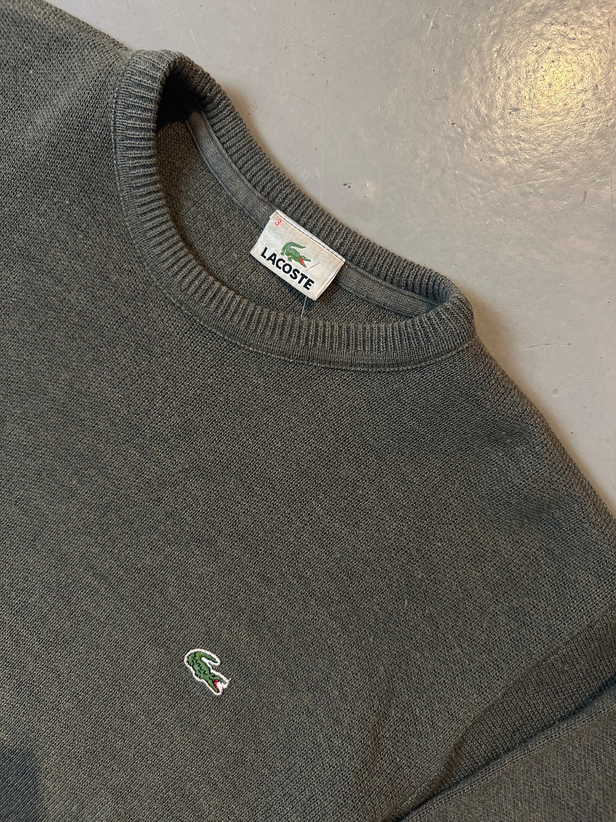 Vintage Lacoste Knit Sweater S/M