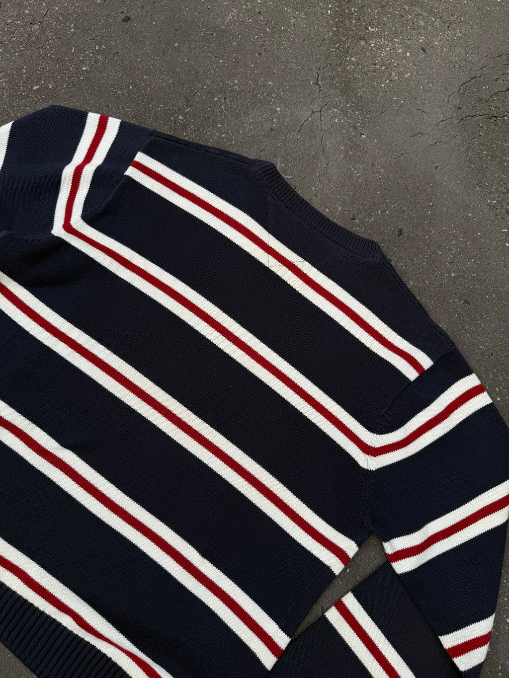 Vintage Tommy Hilfiger Striped Knit Sweater XL