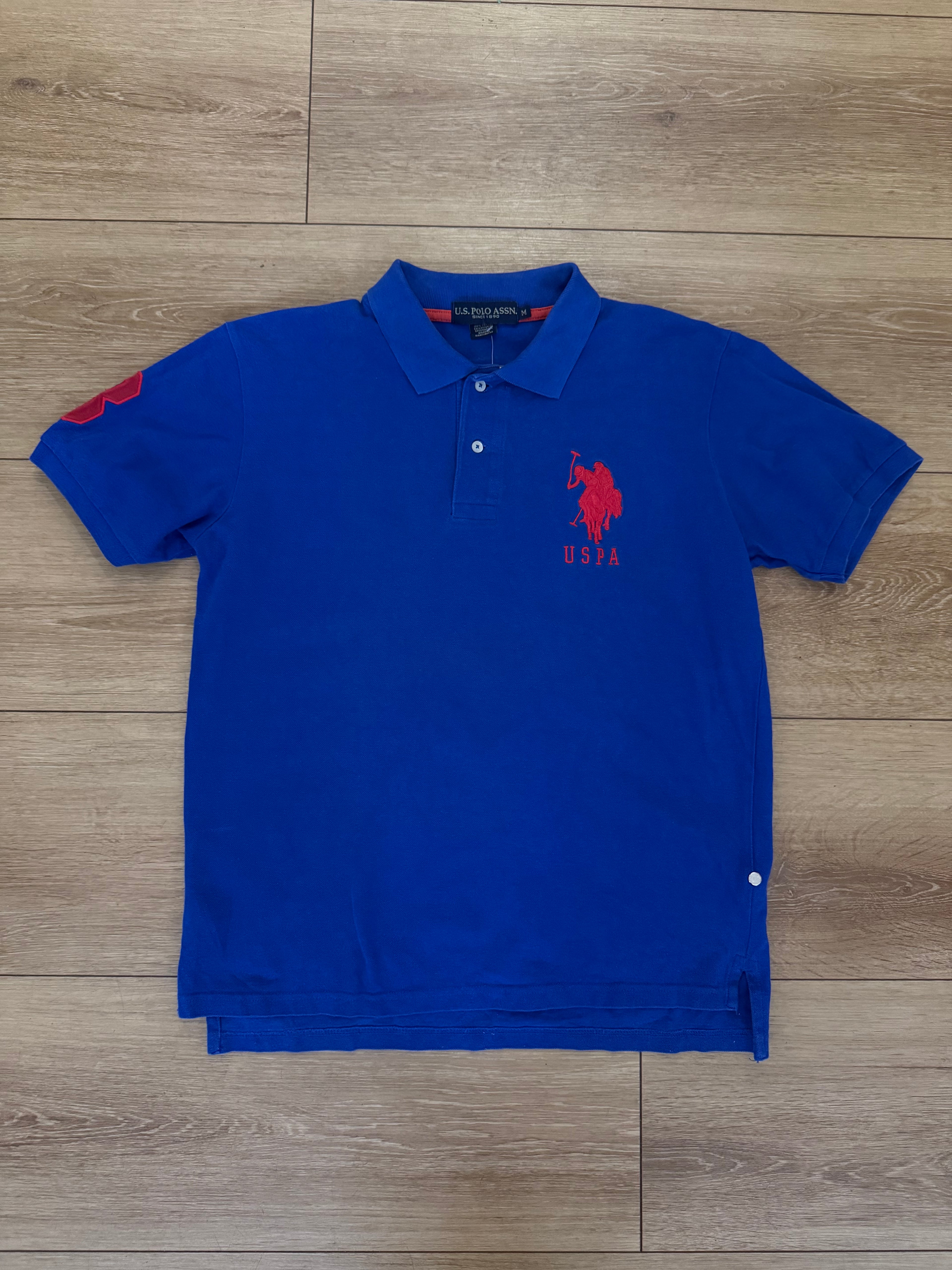 Produktbild Vintage U.S. Polo Assn. Dark Blue Polo Shirt von vorne 