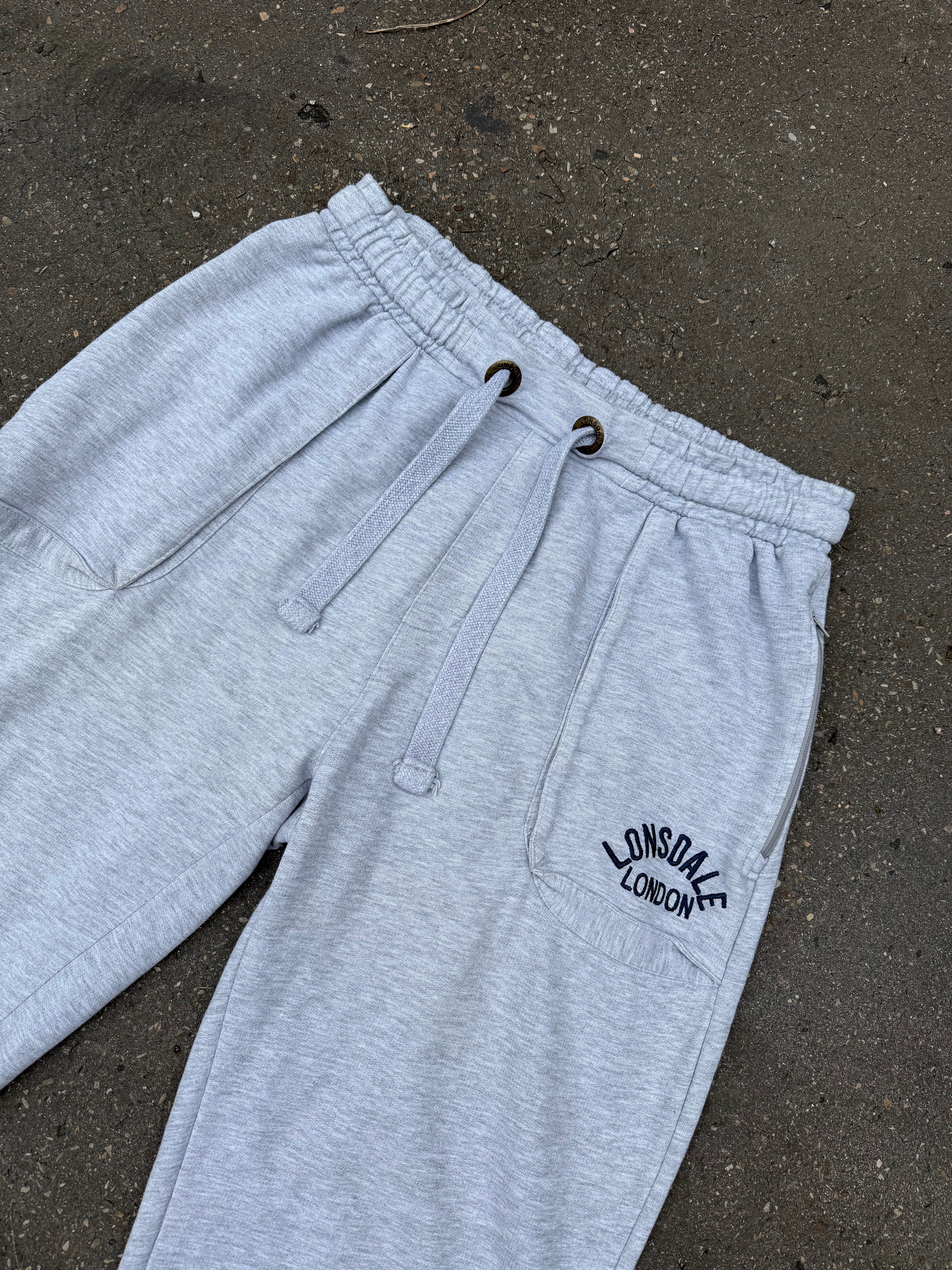 Vintage Lonsdale Grey Jogger Shorts M