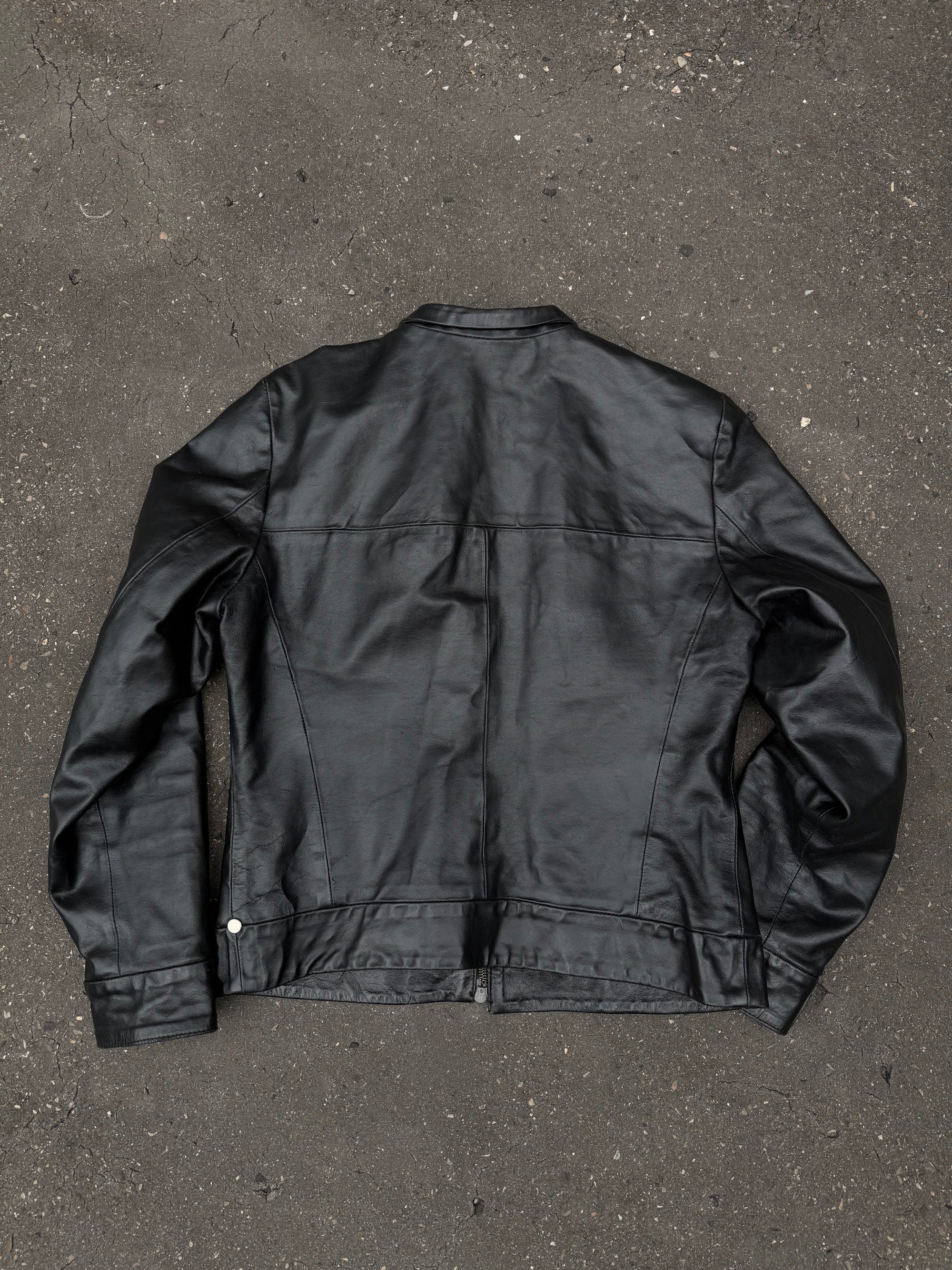 Vintage Kocca Black Leather Jacket S/M