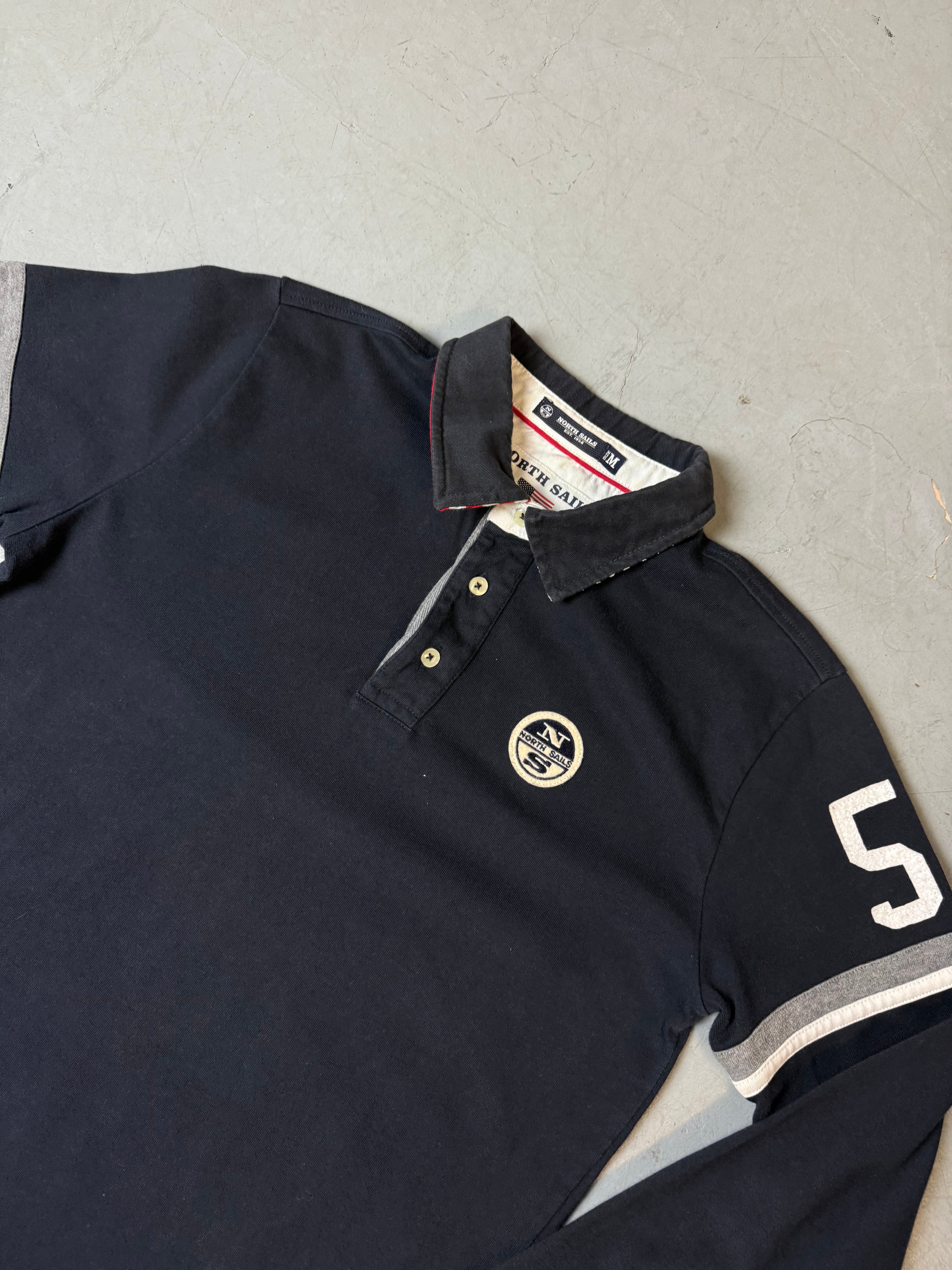 Vintage North Sails Polo Longsleeve M