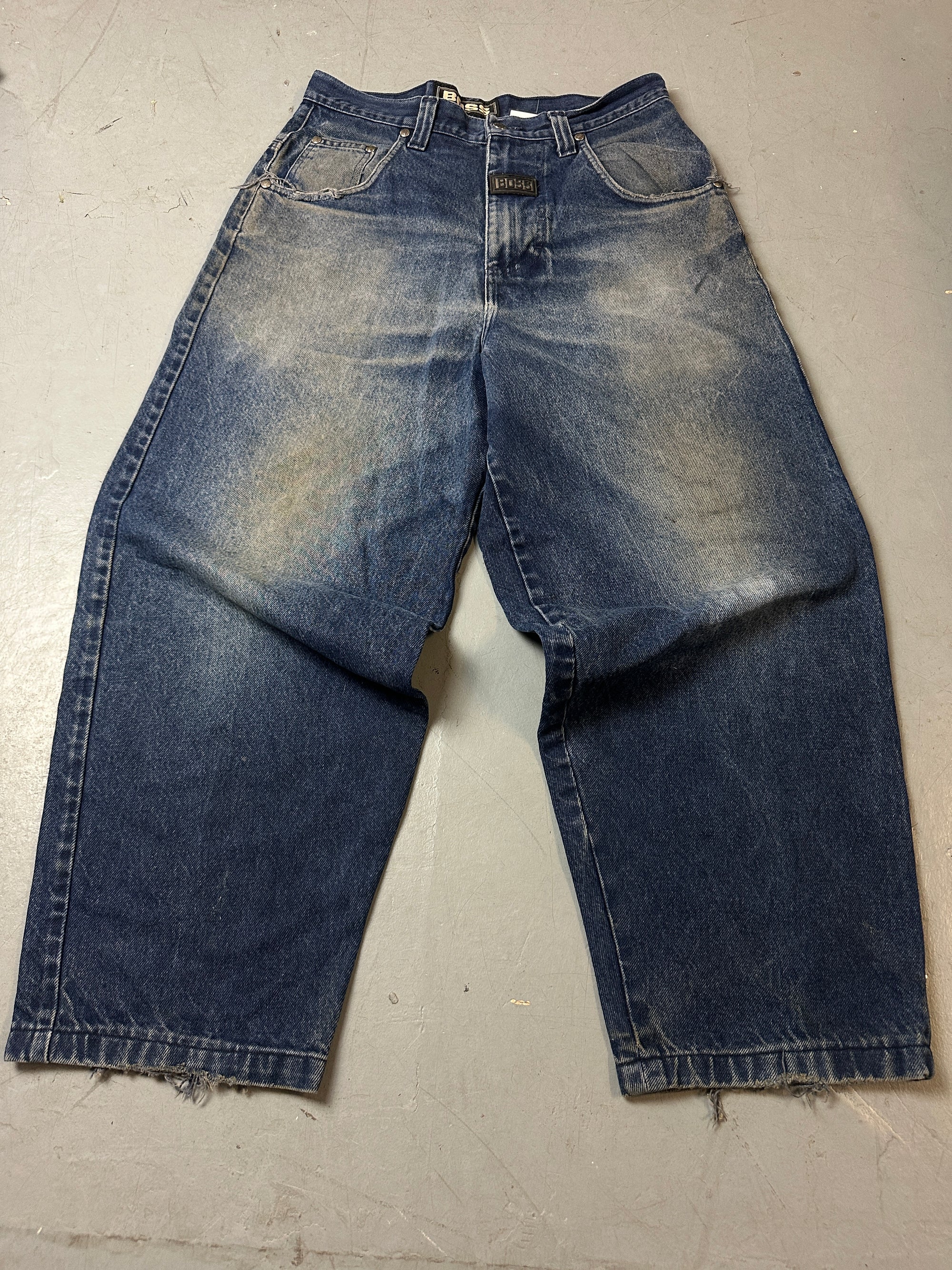 Produktbild von Vintage Boss Wide Leg Denim von vorne 