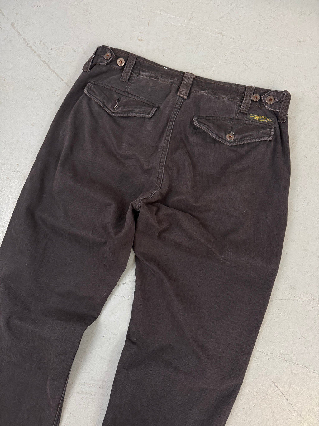 Vintage Polo Jeans Black Straight Leg Pants für Herren. Secondhand Y2K 2000s Fashion