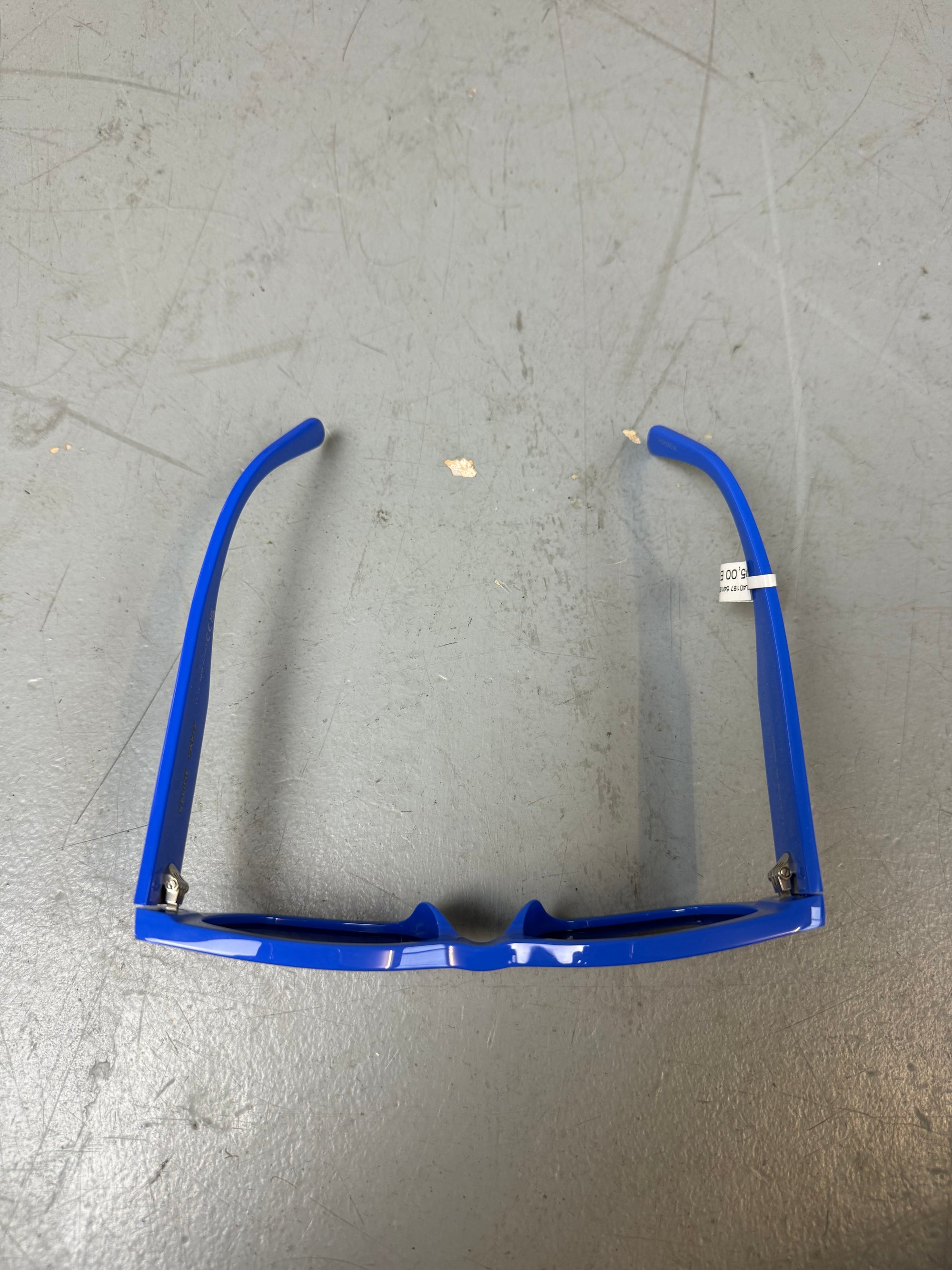 Rechteckige Sonnenbrille von Celine mit blauem Gestell 