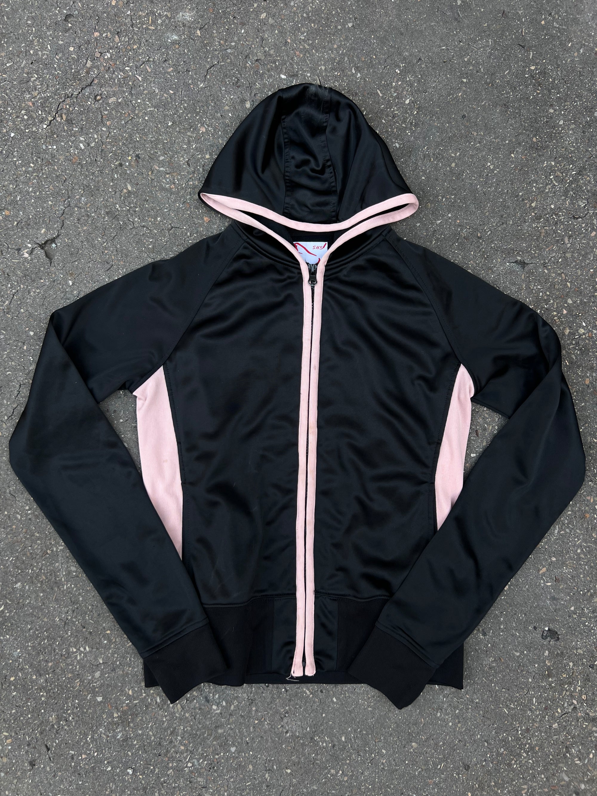 Vintage Black & Pink Track Jacket S/M