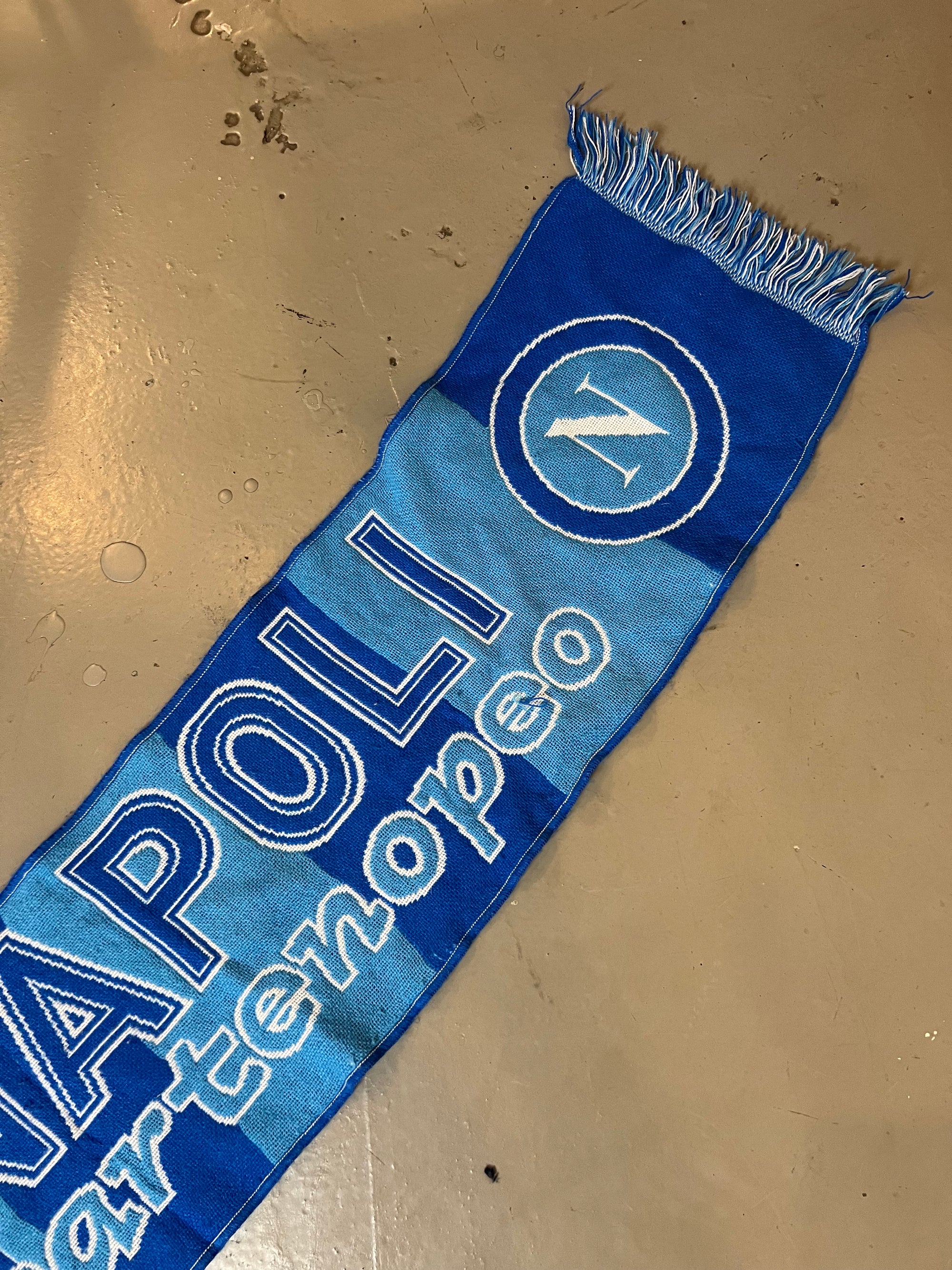 Vintage SSC Napoli Soccer Scarf