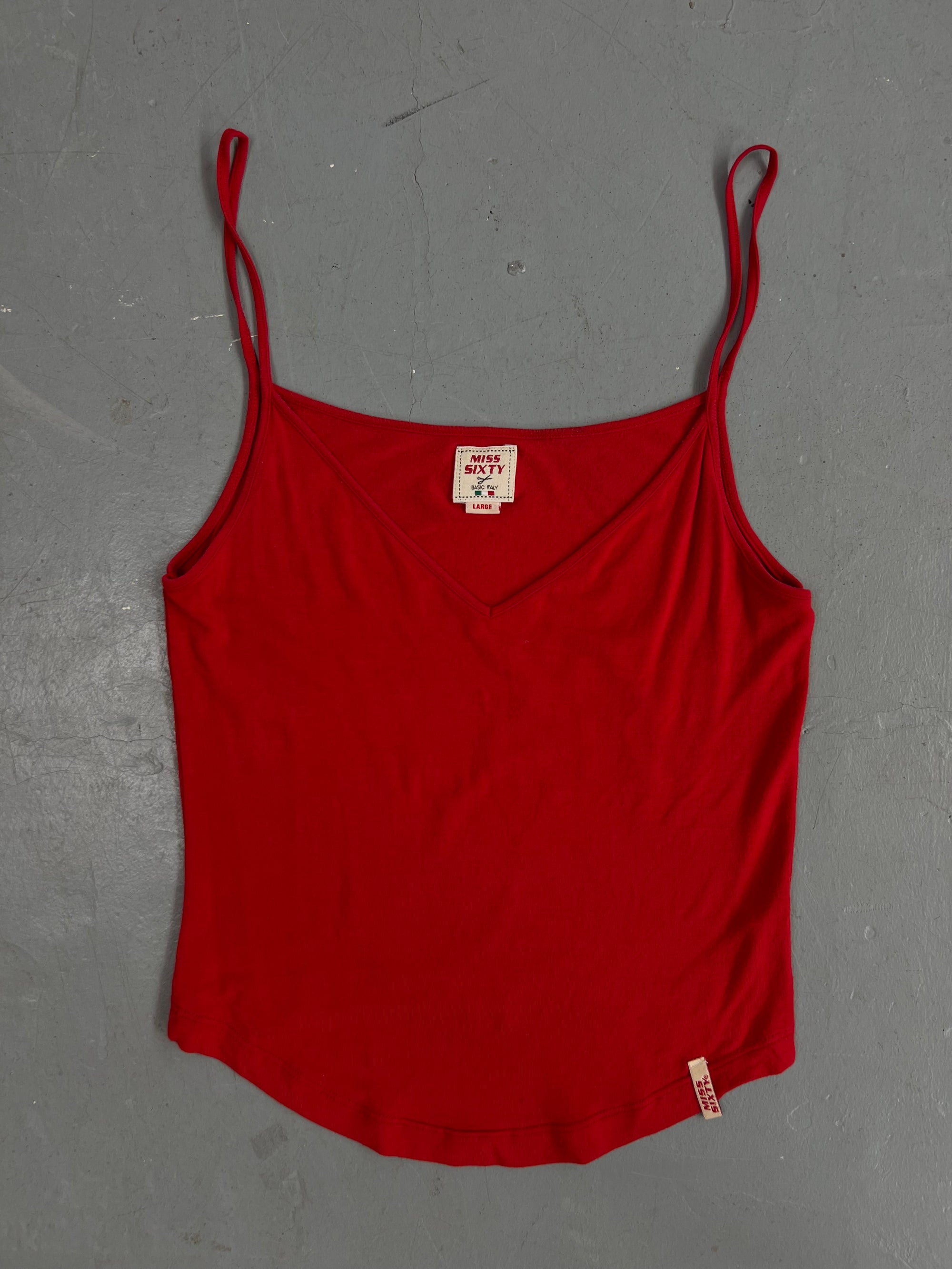 Vintage Red Miss Sixty Top S/M