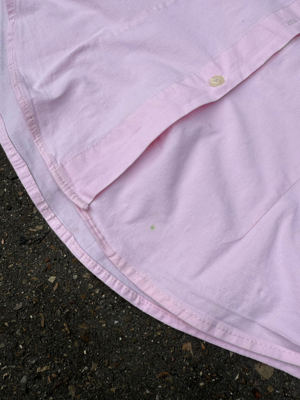 Vintage Burberry Pink Button Up Shirt XS