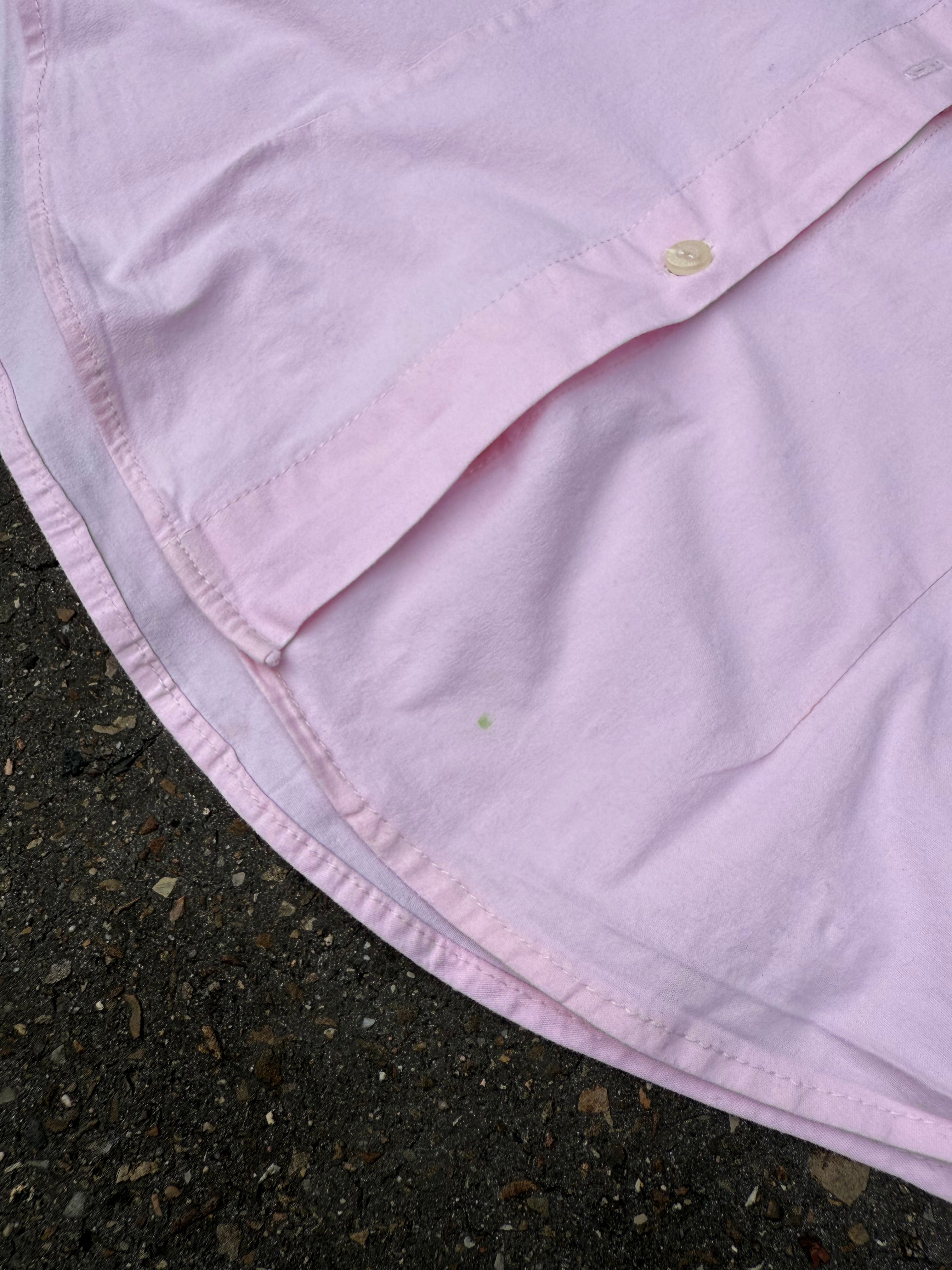 Vintage Burberry Pink Button Up Shirt XS