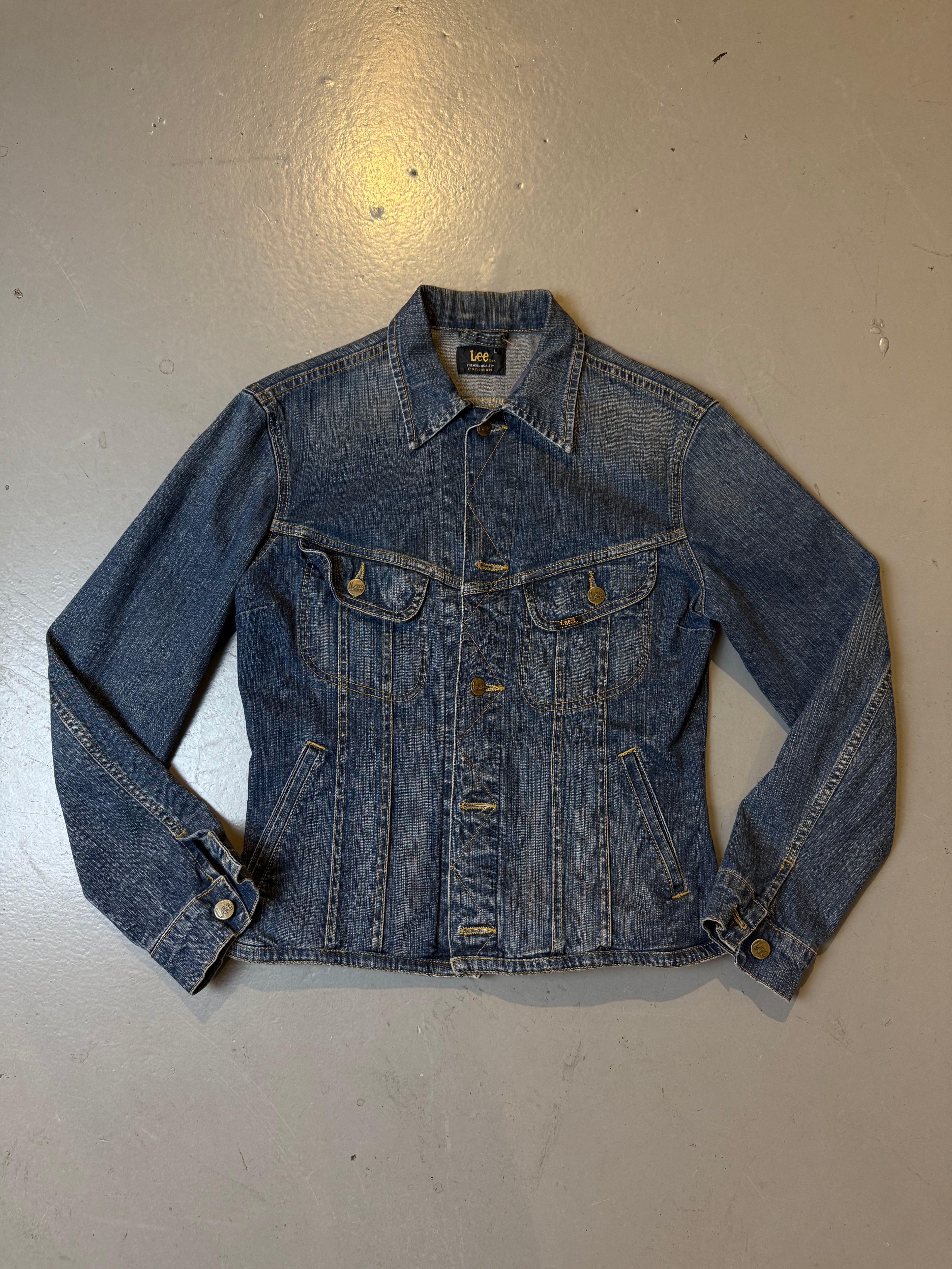 Vintage Lee Blue Washed Denim Jacket S/M