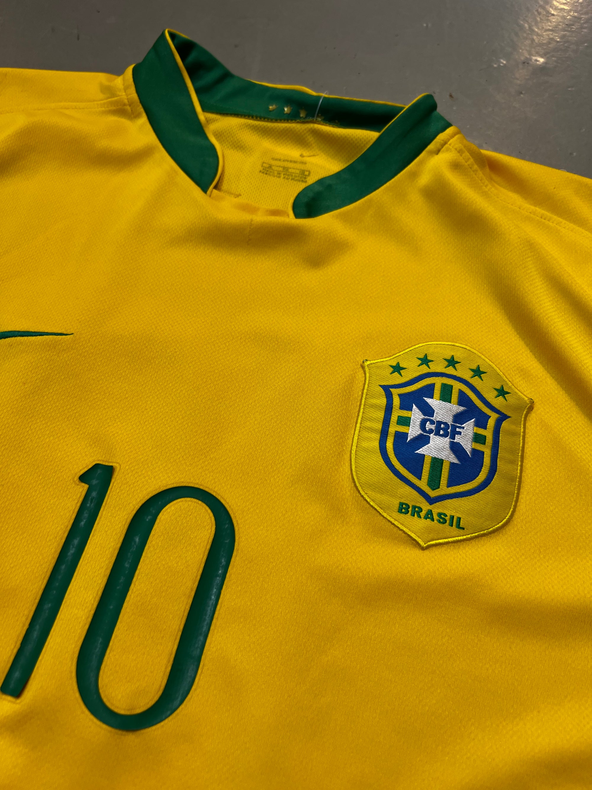 Detailbild von Nike Brasilien Trikot Logo