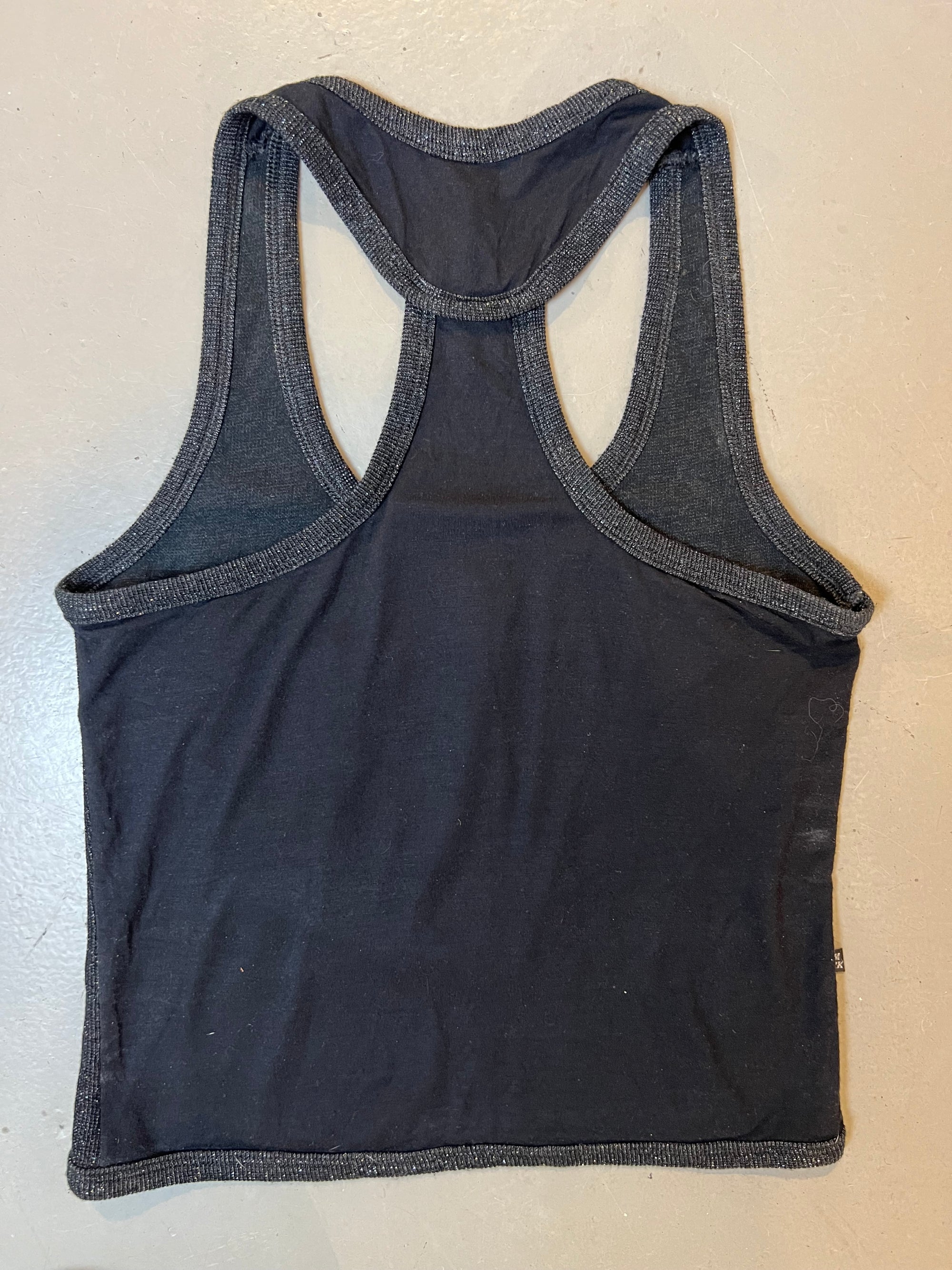 Vintage Tom Back Tank Top Black S