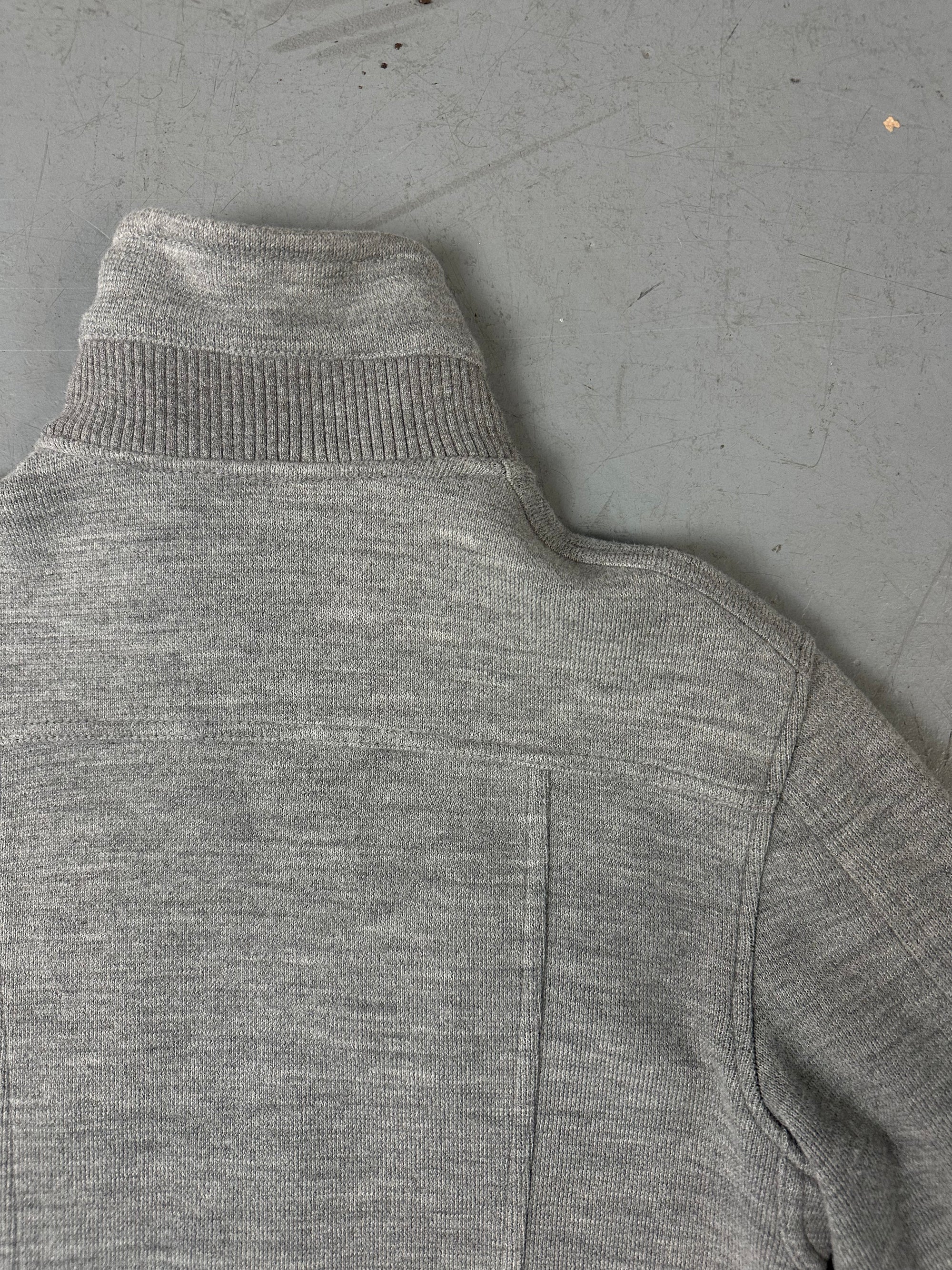 Vintage Grey Belstaff Knit Jacket L/XL
