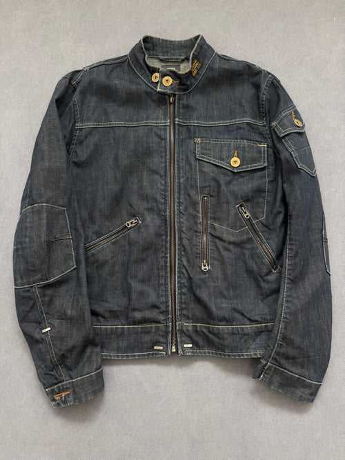 Vintage G-star Raw Denim Jacke für Herren. Y2K Second Hand 2000s Fashion