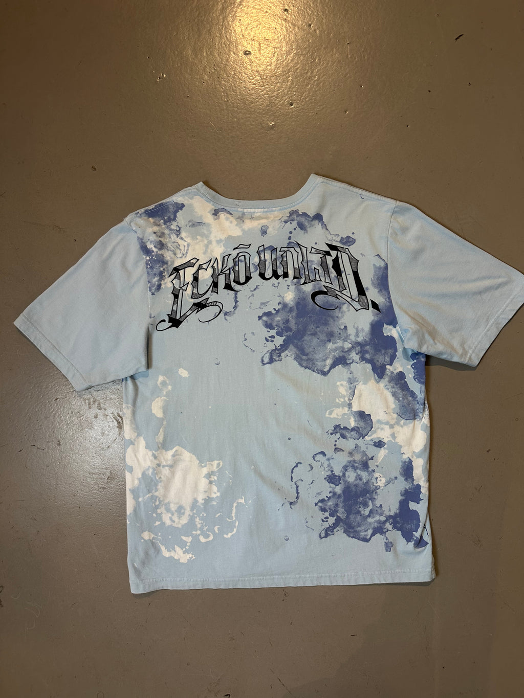 Vintage Baby Blue Graphic Tee L/XL