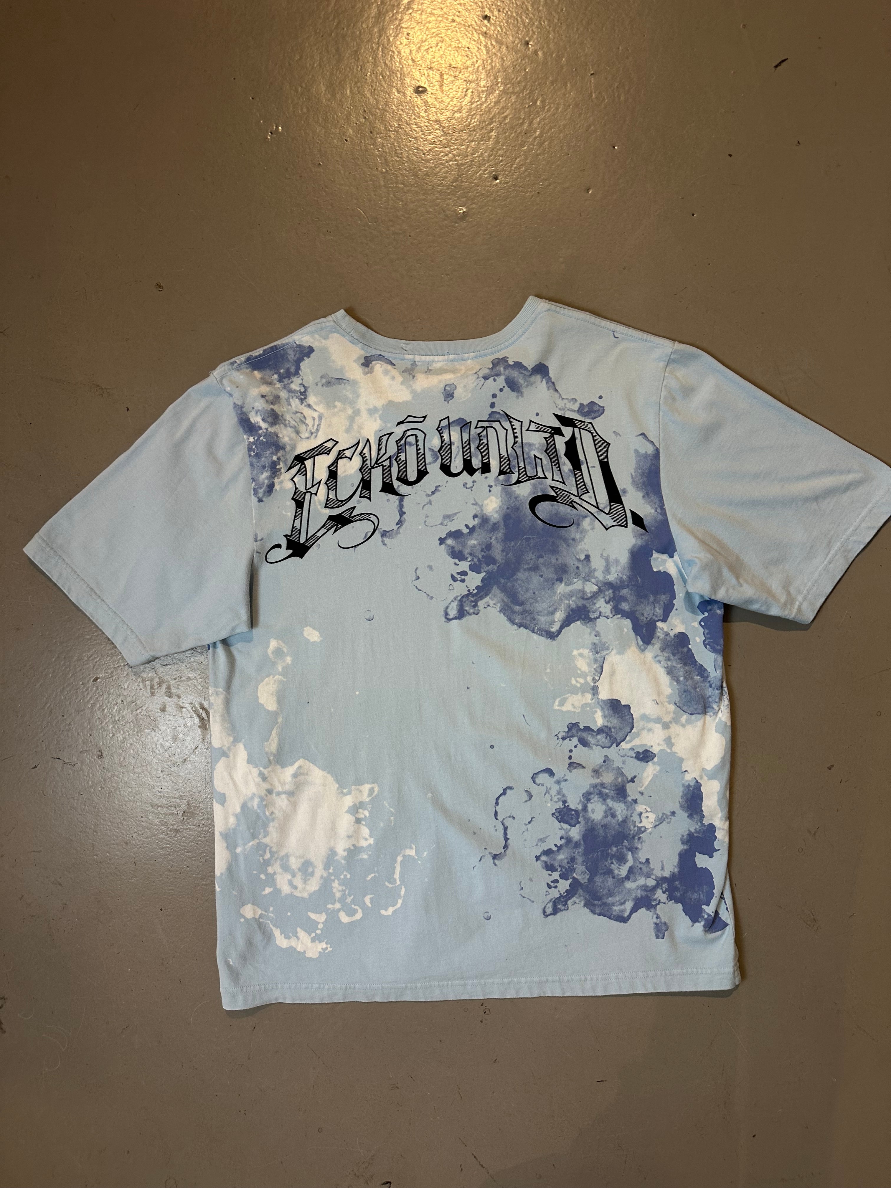 Vintage Baby Blue Graphic Tee L/XL