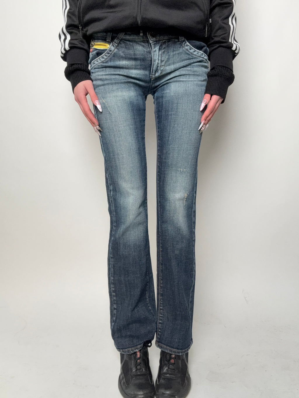 Vintage Miss Sixty Low Waist Washed Denim S/M