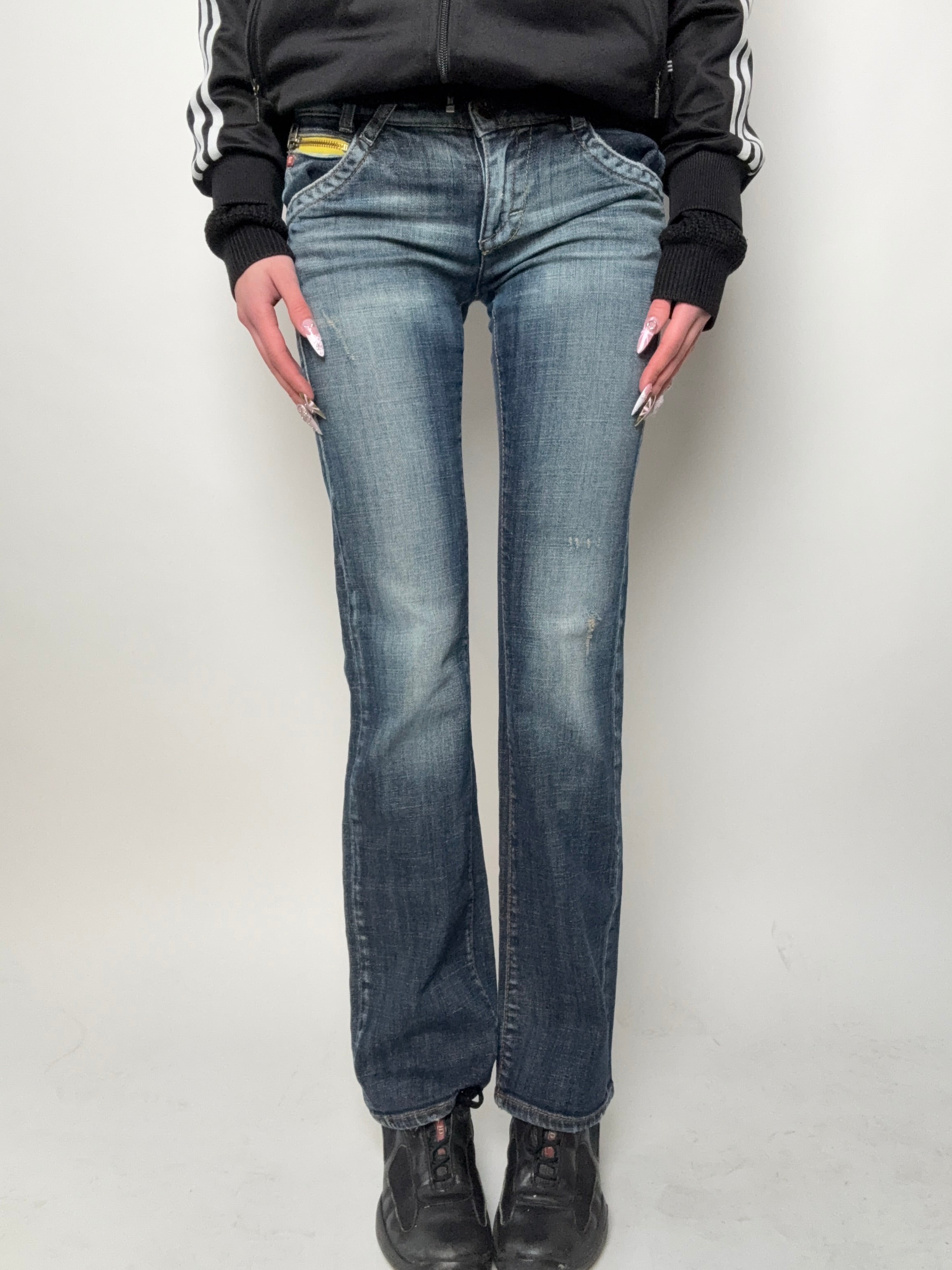 Vintage Miss Sixty Low Waist Washed Denim S/M