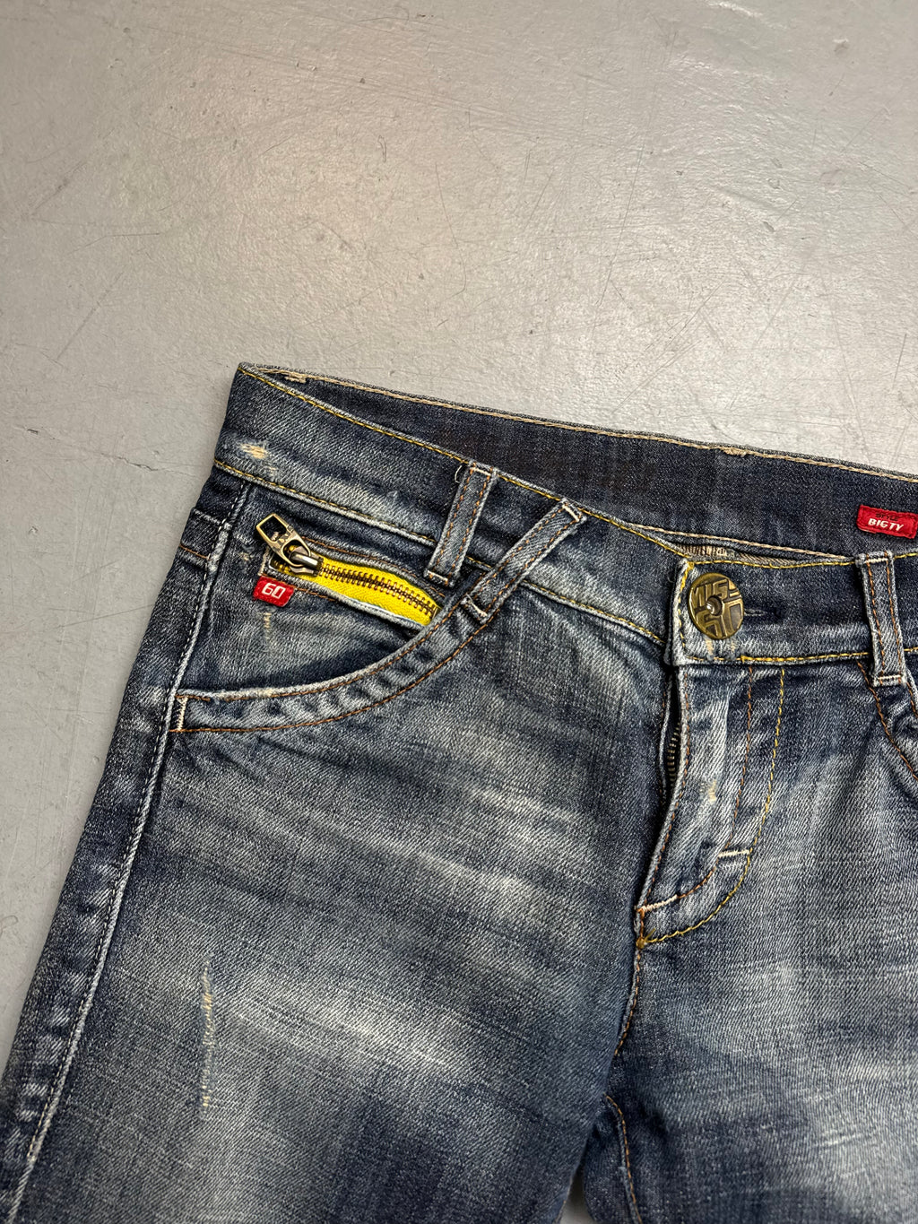 Vintage Miss Sixty Low Waist Washed Denim S/M