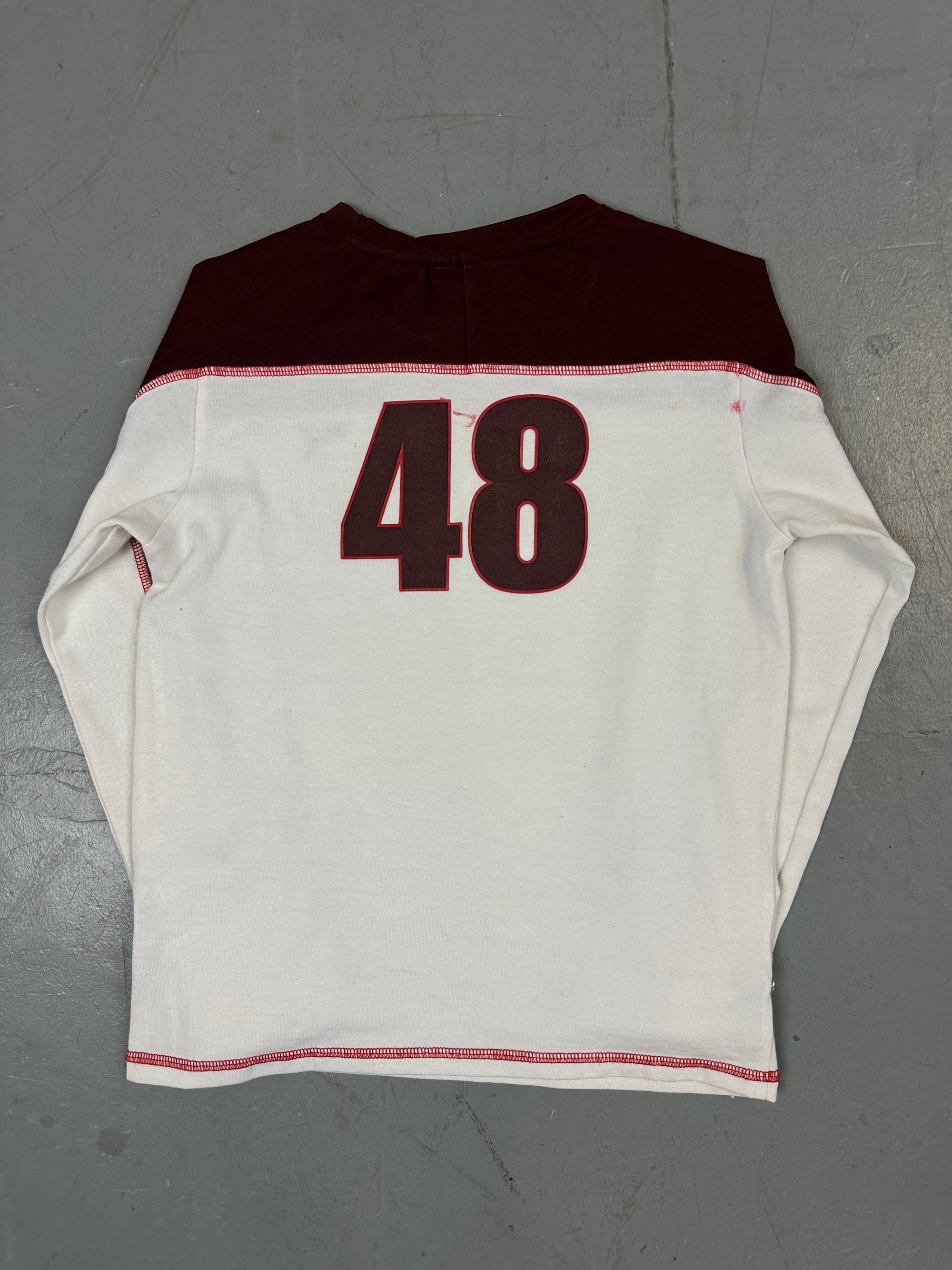 Vintage Red/White Puma Longsleeve XS/S