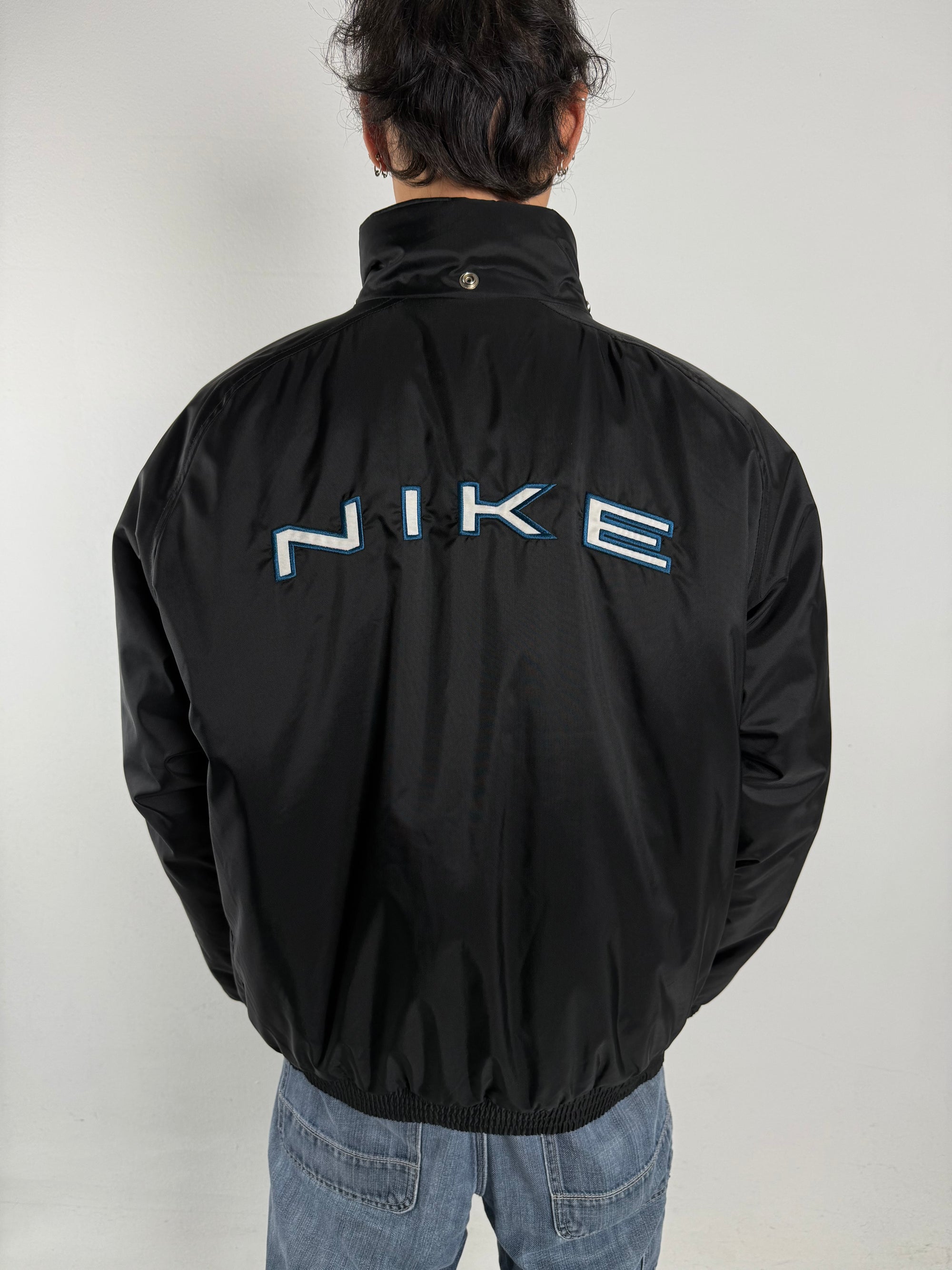 Vintage Nike Black Puffer Jacket XL