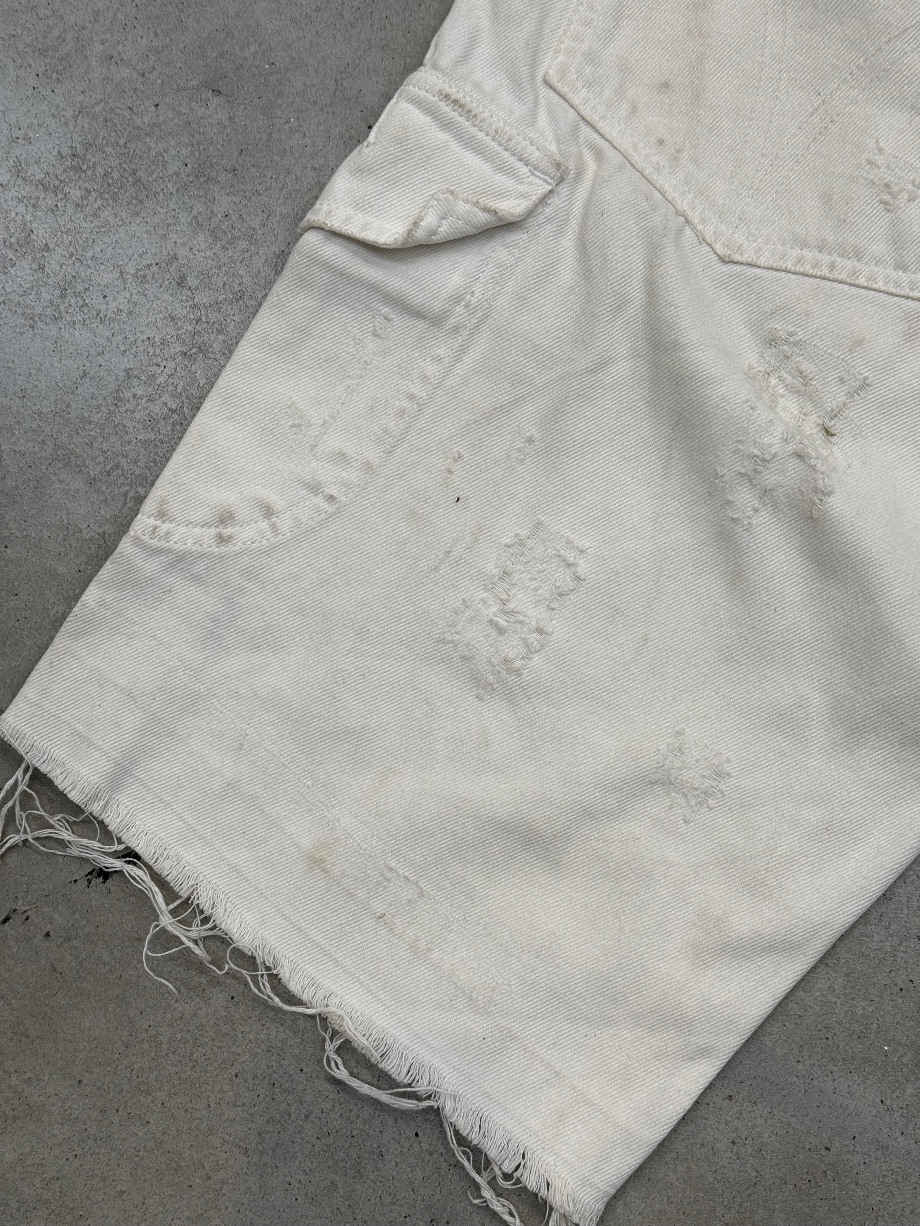 Vintage Dolce&Gabbana White Printed Jorts S