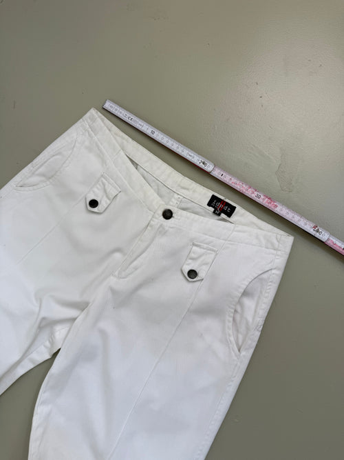 Vintage White Light Cargo Pants M