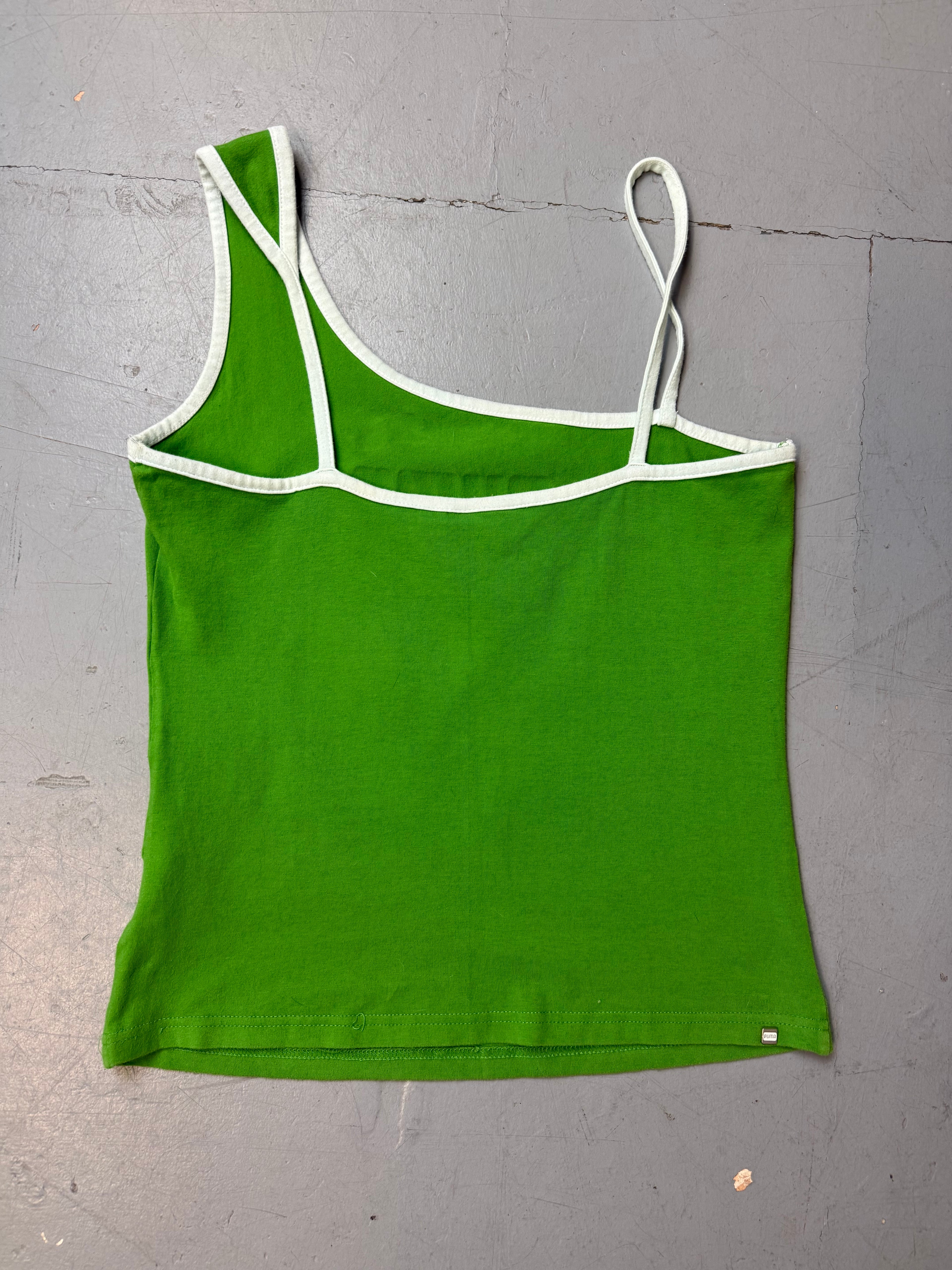 Vintage Puma Sporty Green Top M