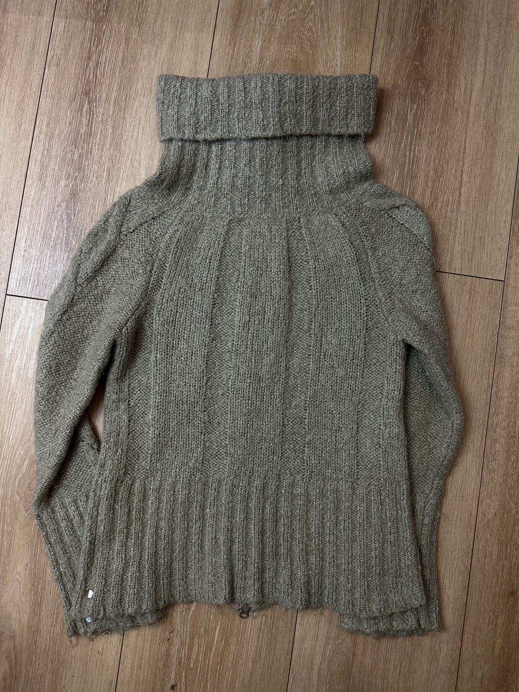 Ein Knit Zipper von Gas mit hohem Kragen Vintage Y2K 