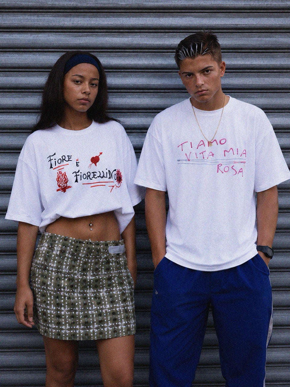 "FIORE E FIORELLINO" T-SHIRT