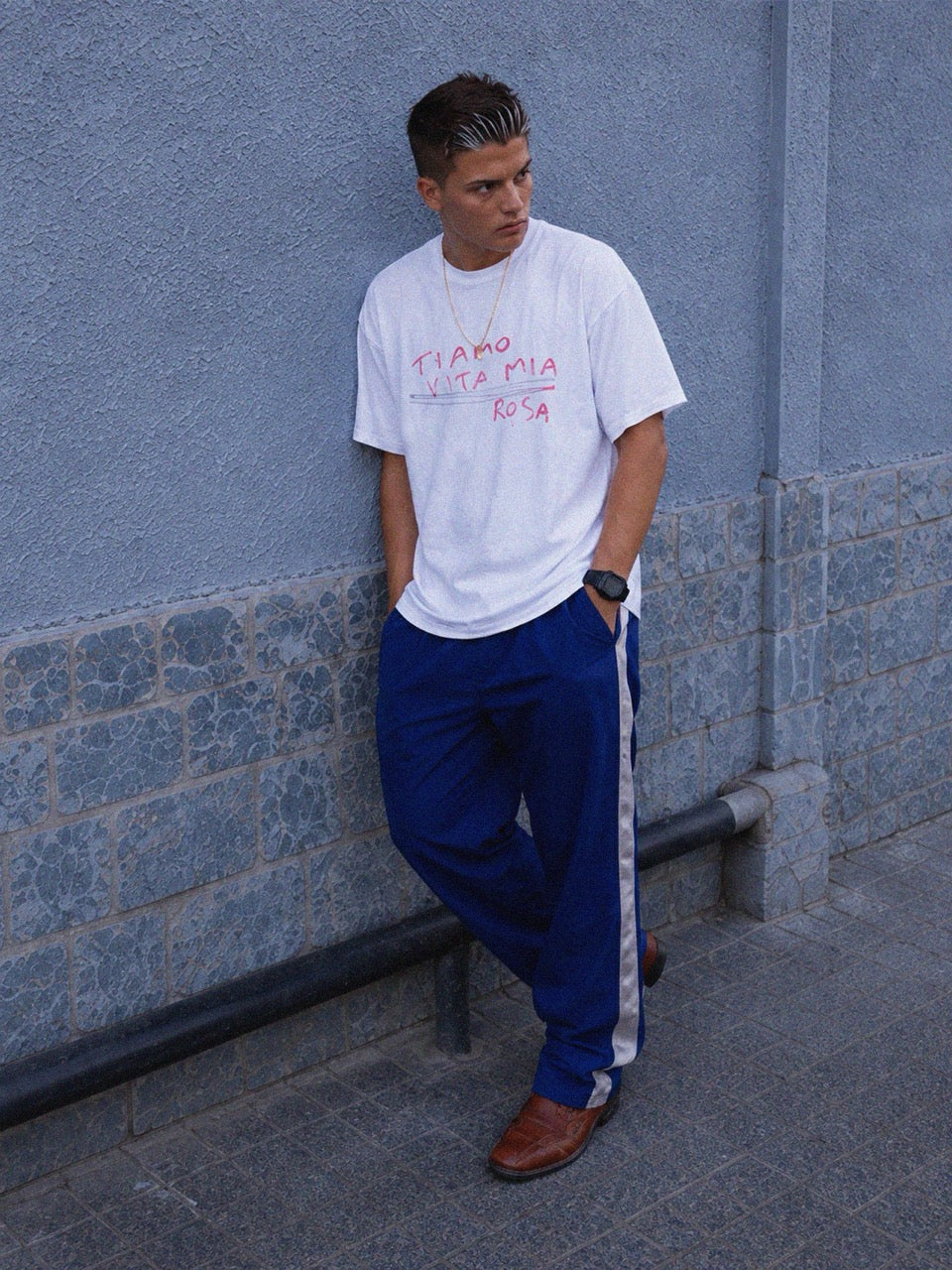 "TI AMO VITA MIA ROSA" T-SHIRT