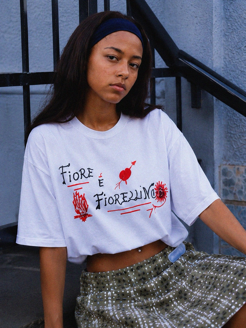"FIORE E FIORELLINO" T-SHIRT