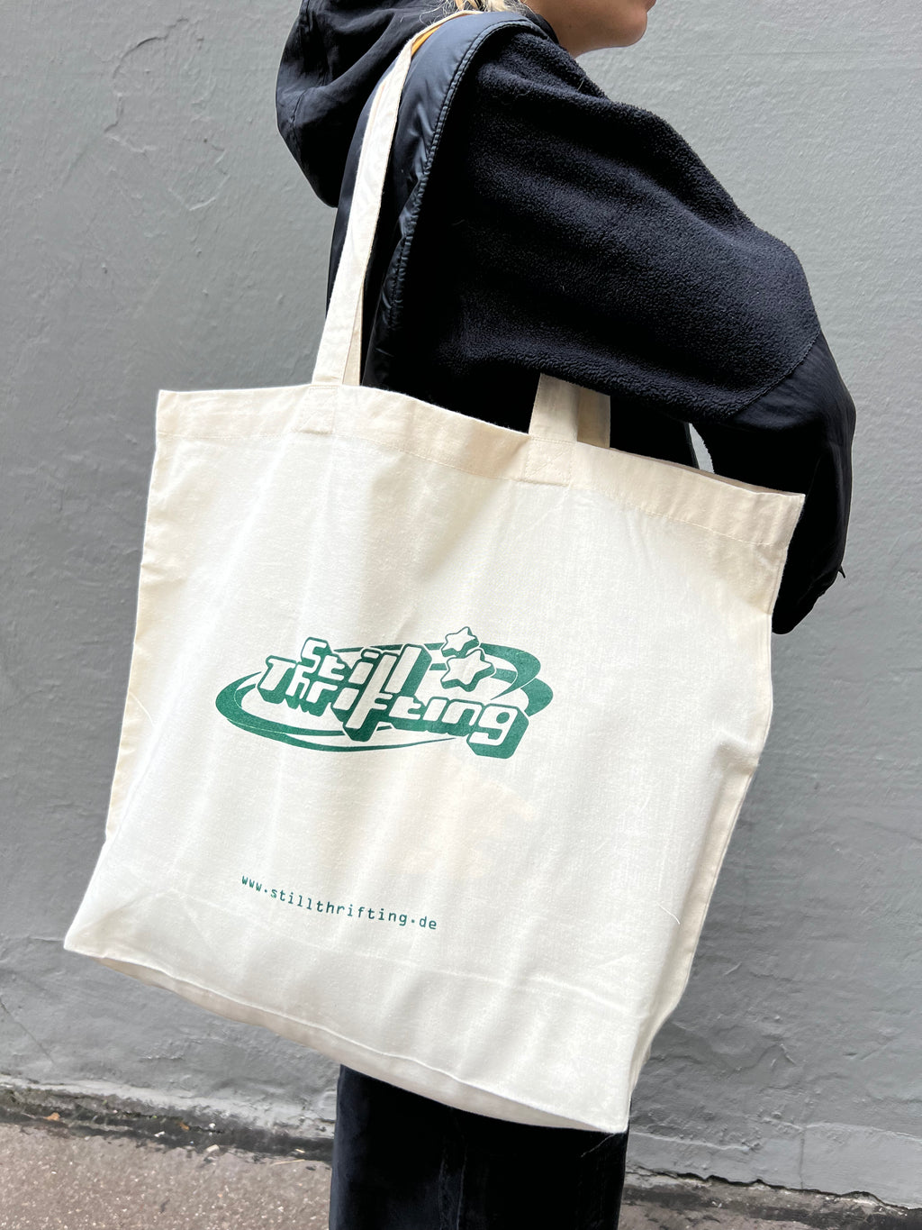 Still Thrifting Jute Bag