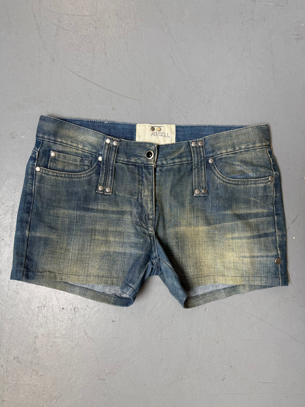 Vintage Ab/Soul Washed Denim Hot Pants L