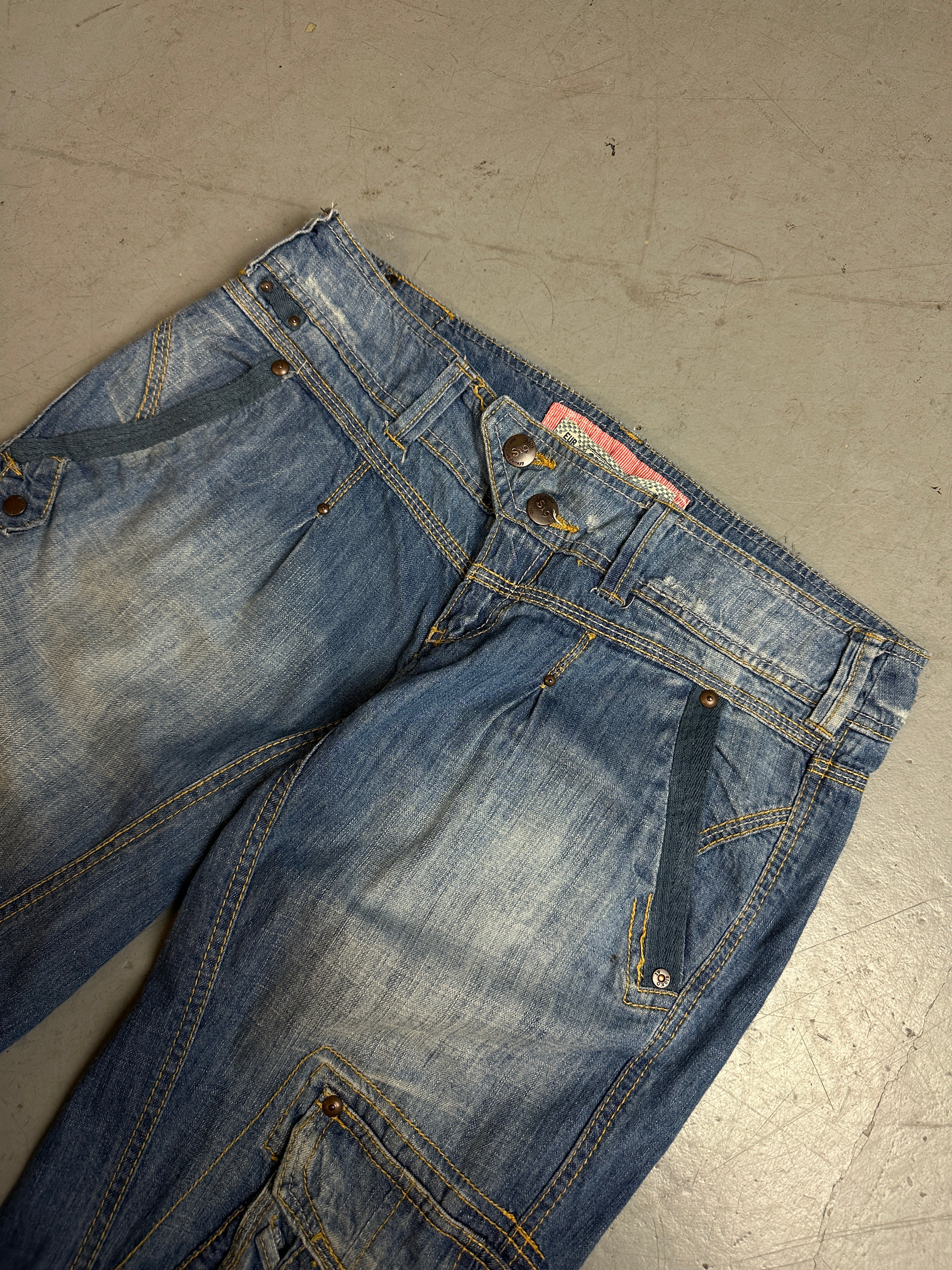 Detailbild von Vintage MultiPocket Denim M/L von vorne 