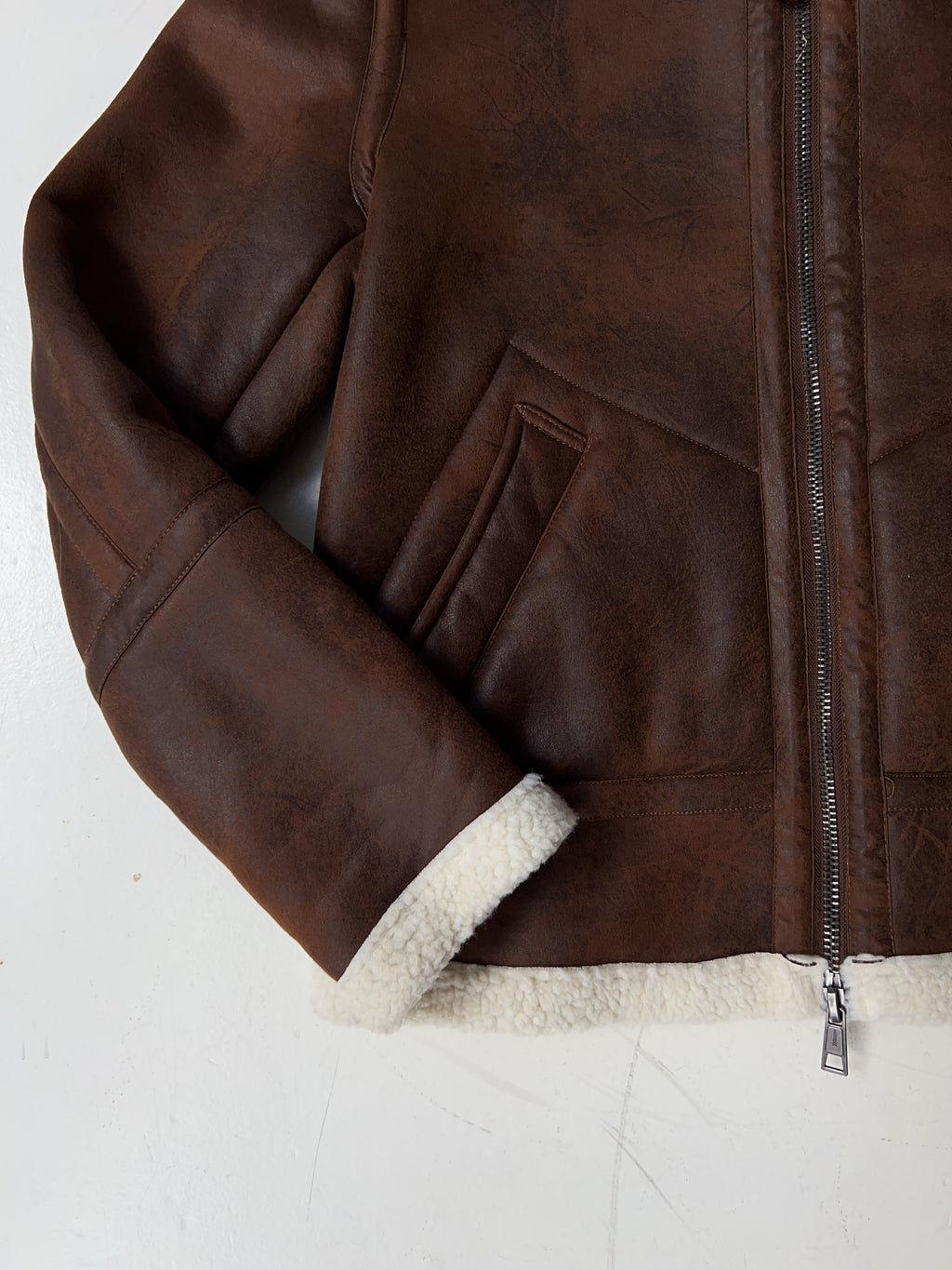 Vintage Warren Webber Faux Leather Jacket (XL)