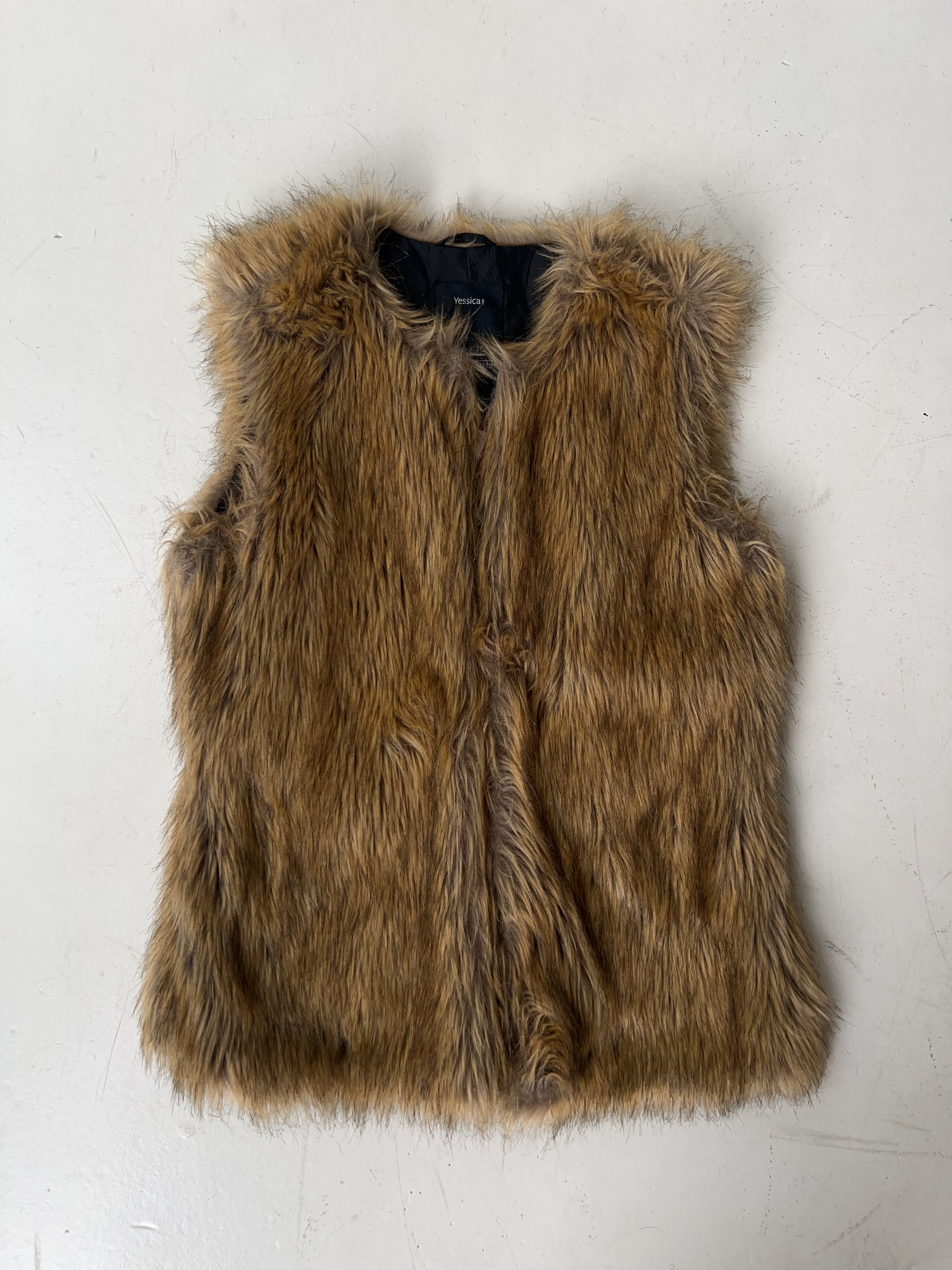 Vintage Faux Fur Jacke (M)