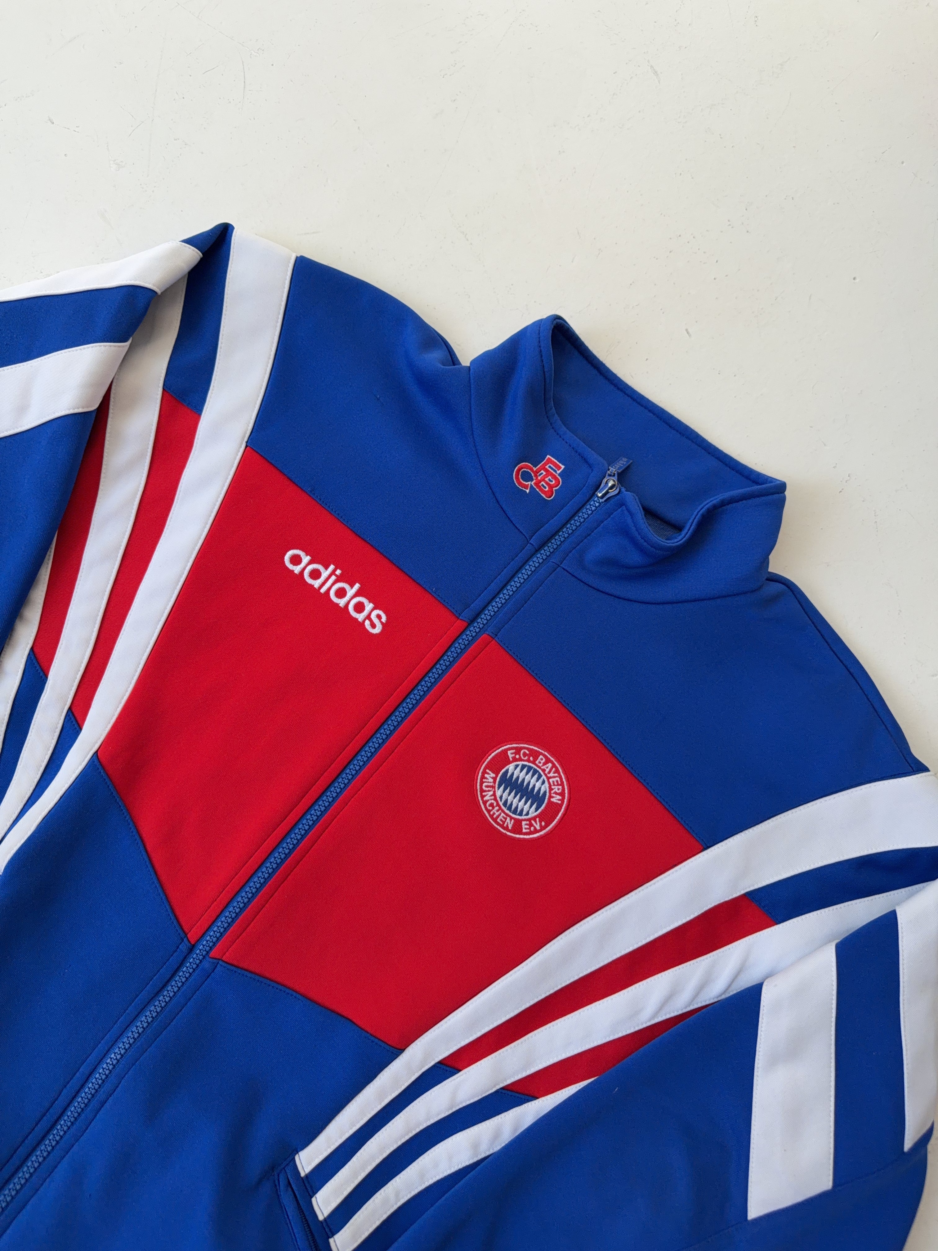 Vintage Adidas 1990s Fc Bayern München Track Jacke (M)