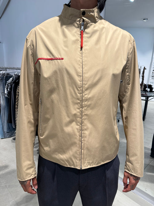 Vintage Prada Beige Windbreaker (L)
