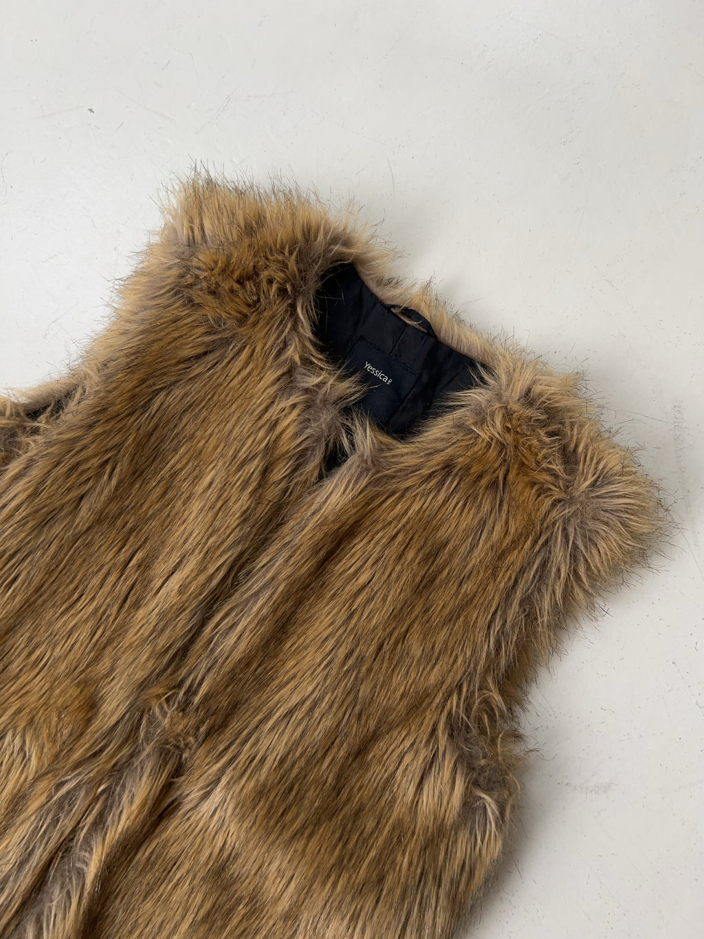Vintage Faux Fur Jacke (M)