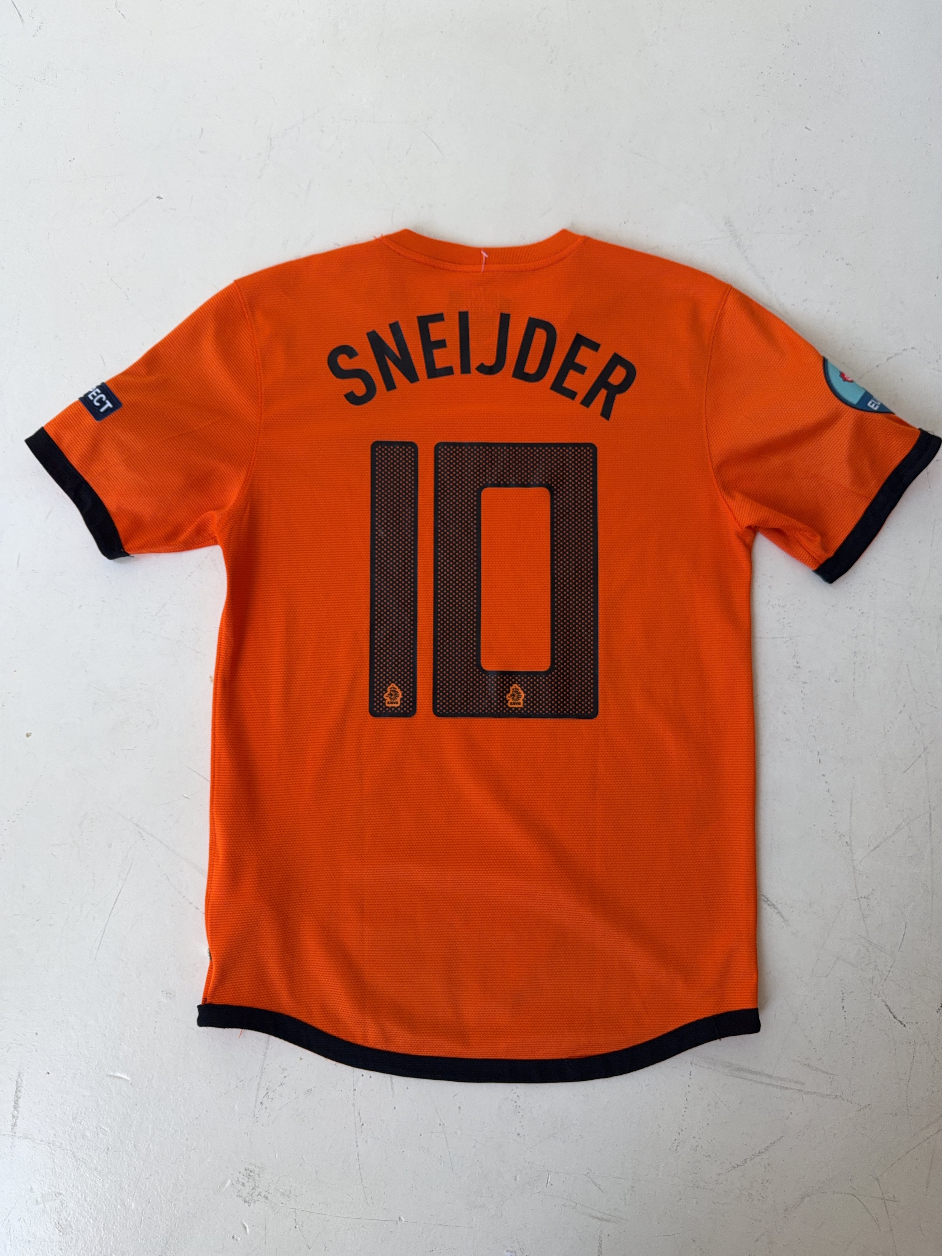 Vintage Nike Netherlands 2012/13 Sneijder Home Jersey (M)