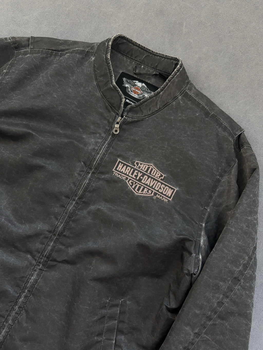 Vintage Harley-davidson Jeansjacke (L)