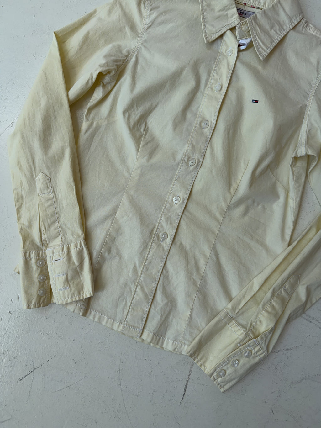 Vintage Tommy Hilfiger Yellow Shirt (XS)
