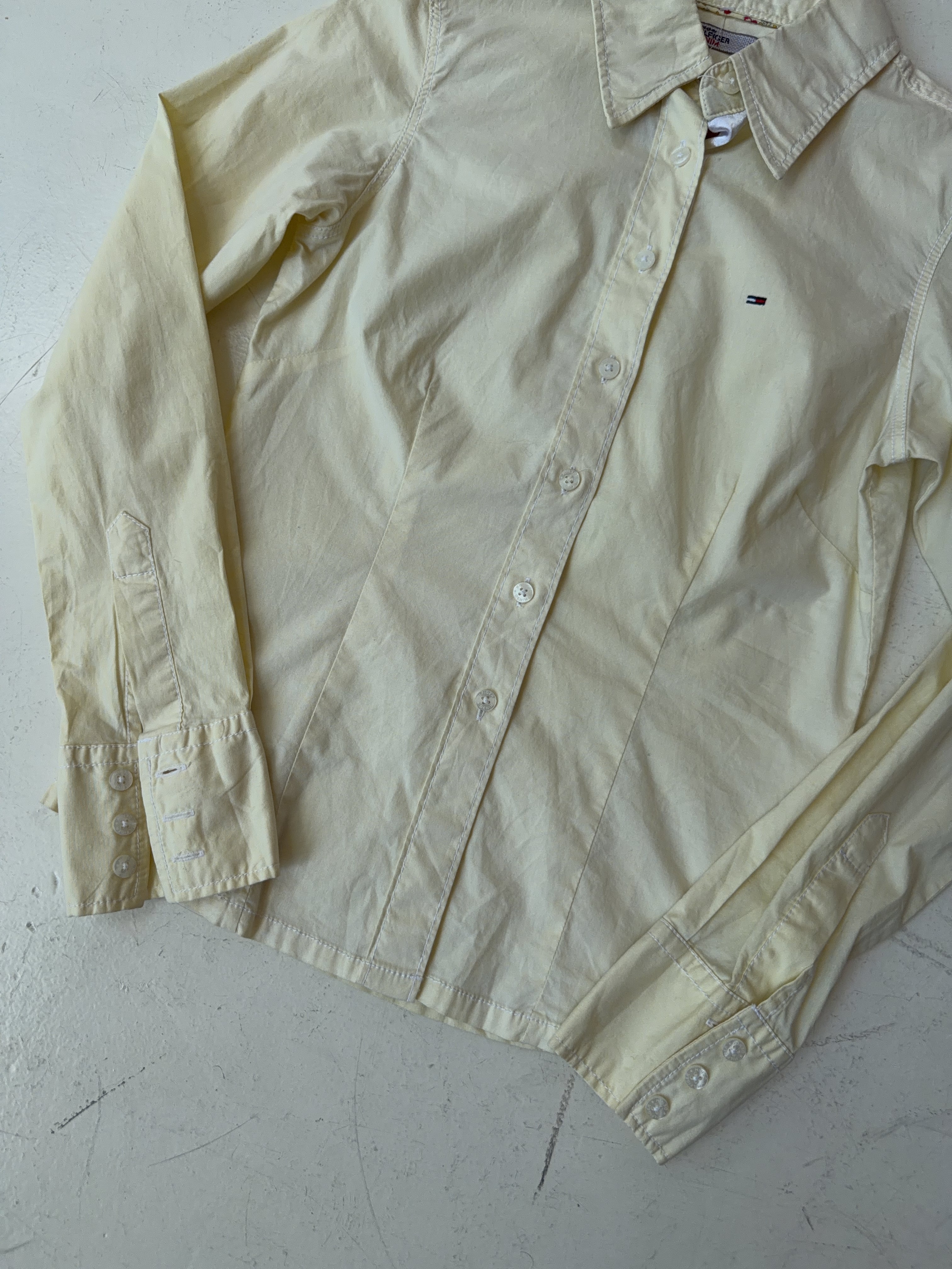 Vintage Tommy Hilfiger Yellow Shirt (XS)