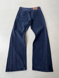 Vintage Levi's 501 Darkblue Reworked Bootcut Jeans (L)
