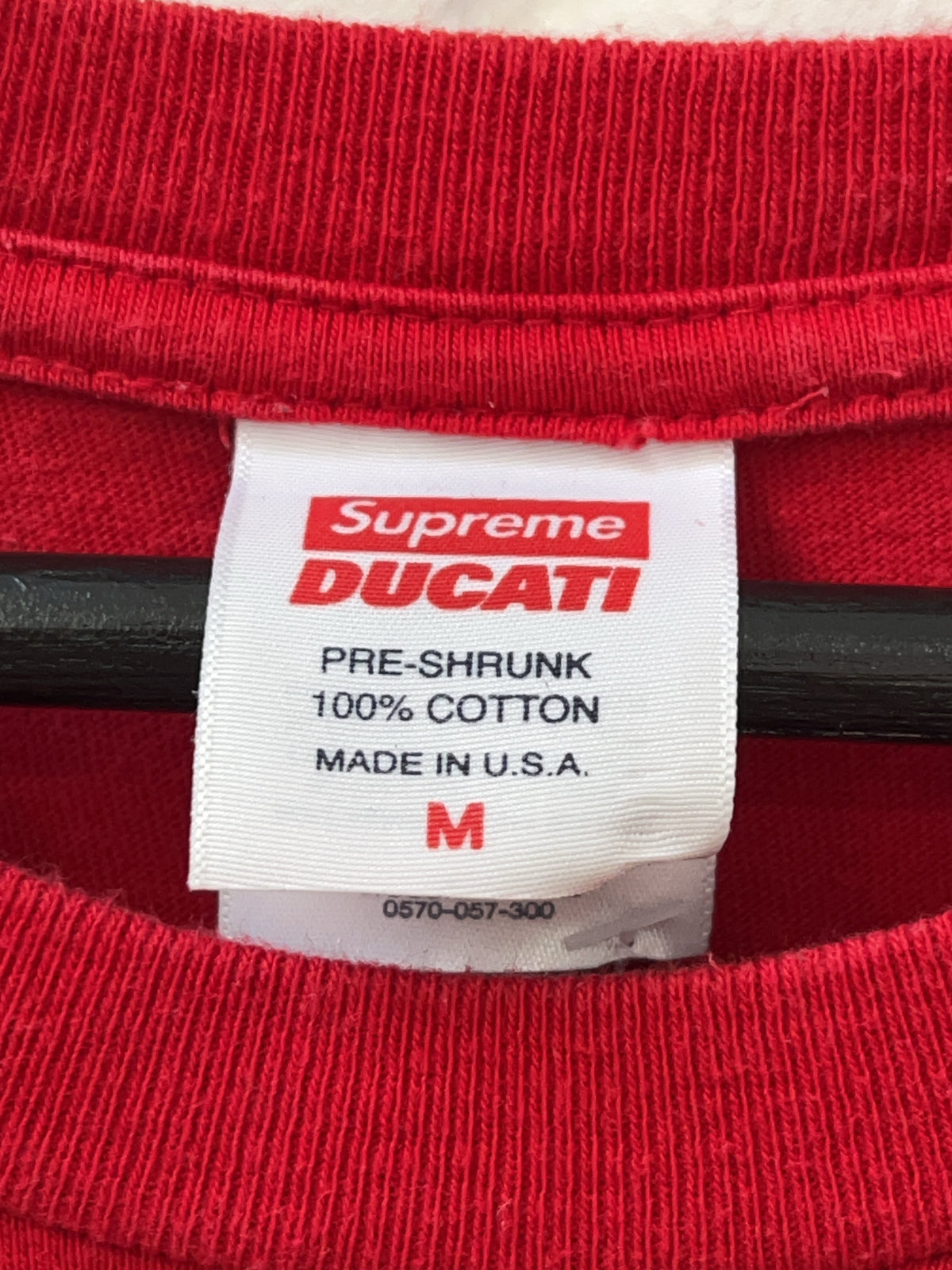 Supreme x Ducati Logos rot T-shirt (M) Vintage Supreme T-Shirt für Herren Still Thrifting Online Shop