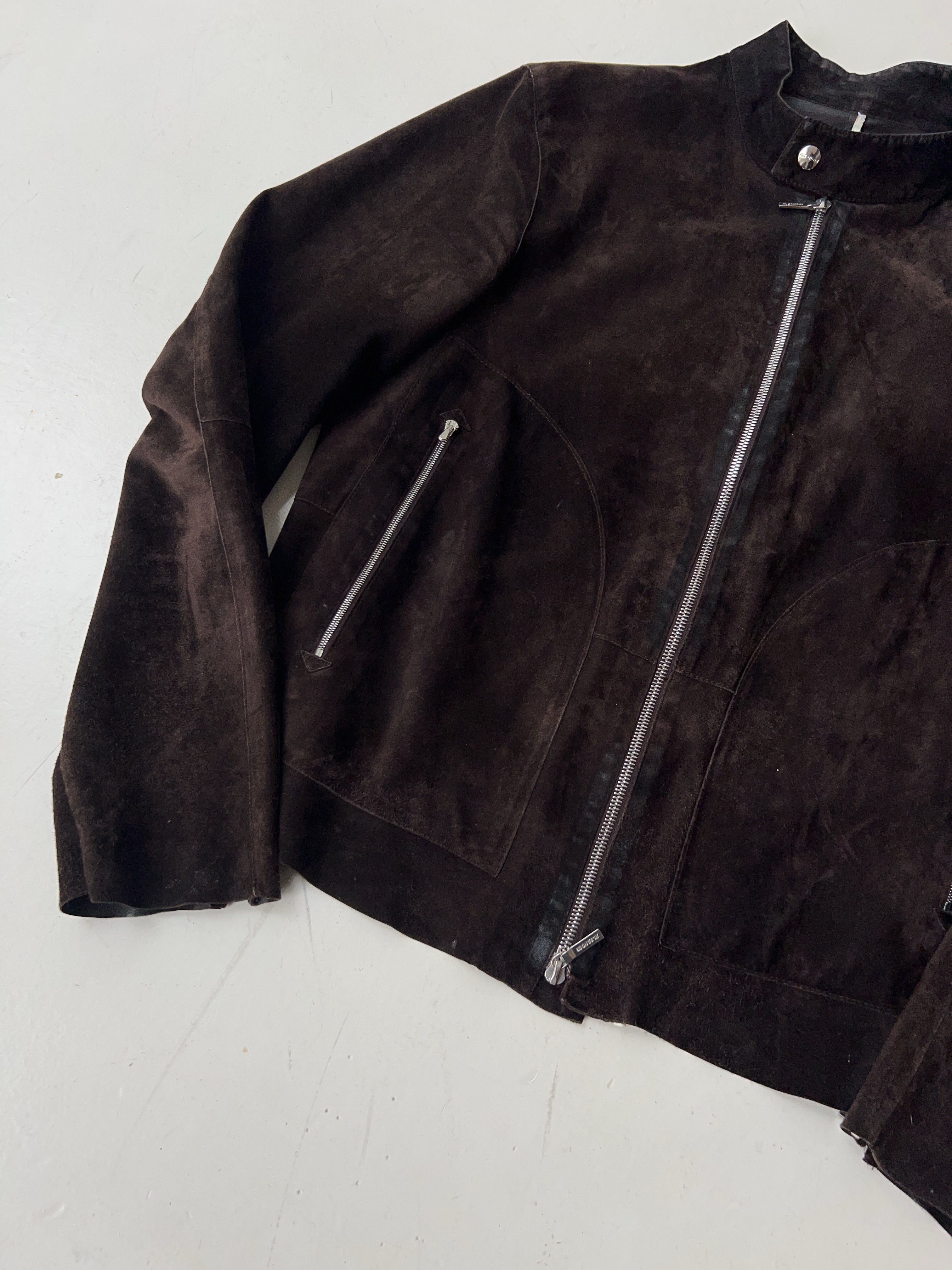 Vintage Jil Sander Brown Leather Jacket (M)